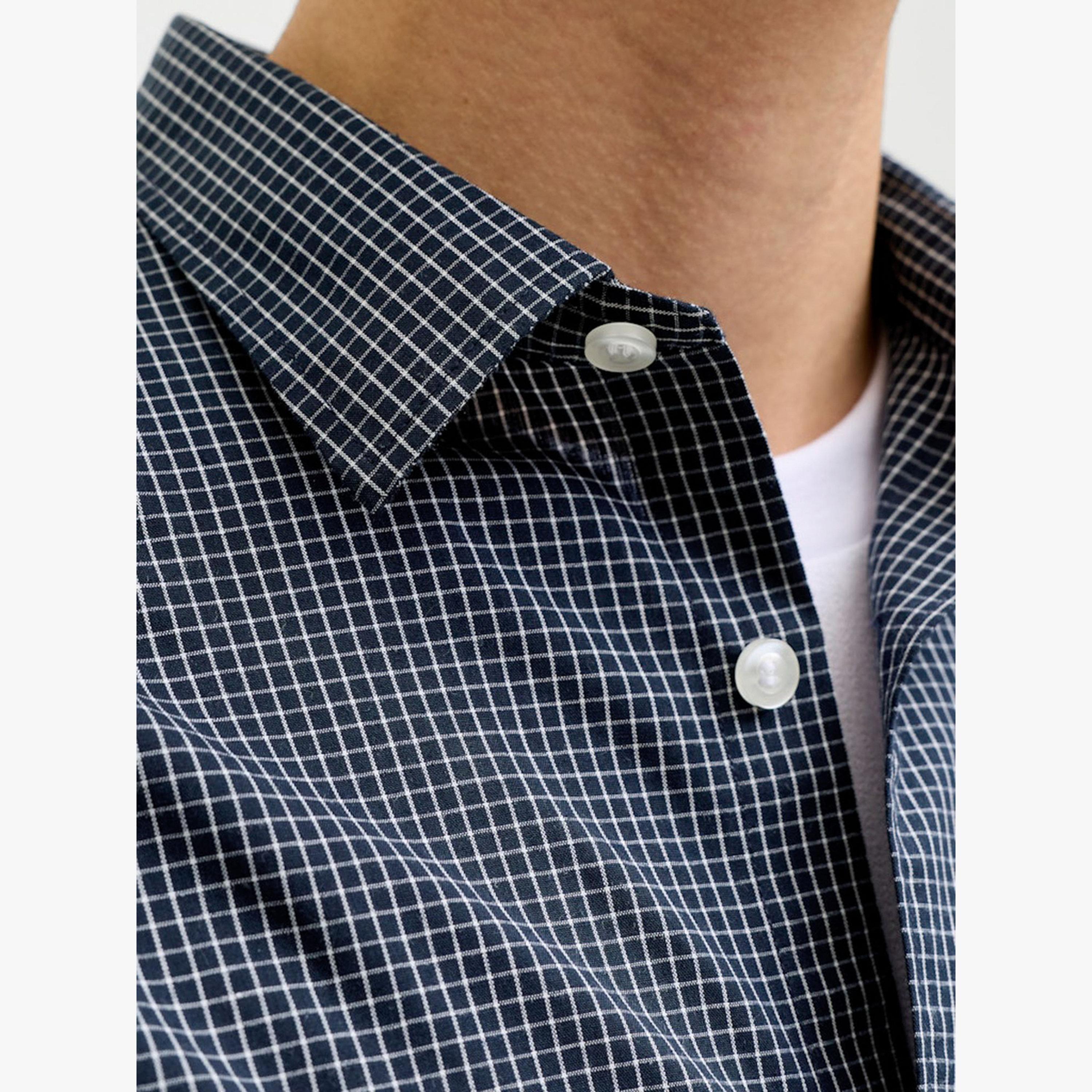 قميص كاروهات بياقة سبريد-men-clothing-shirts-image-5
