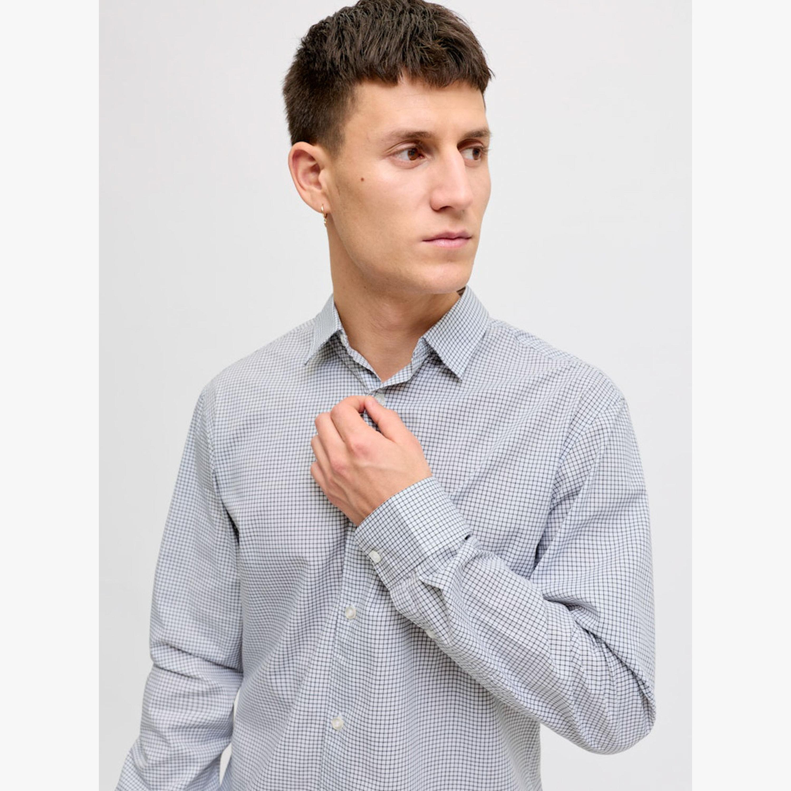قميص كاروهات بياقة سبريد-men-clothing-shirts-image-3