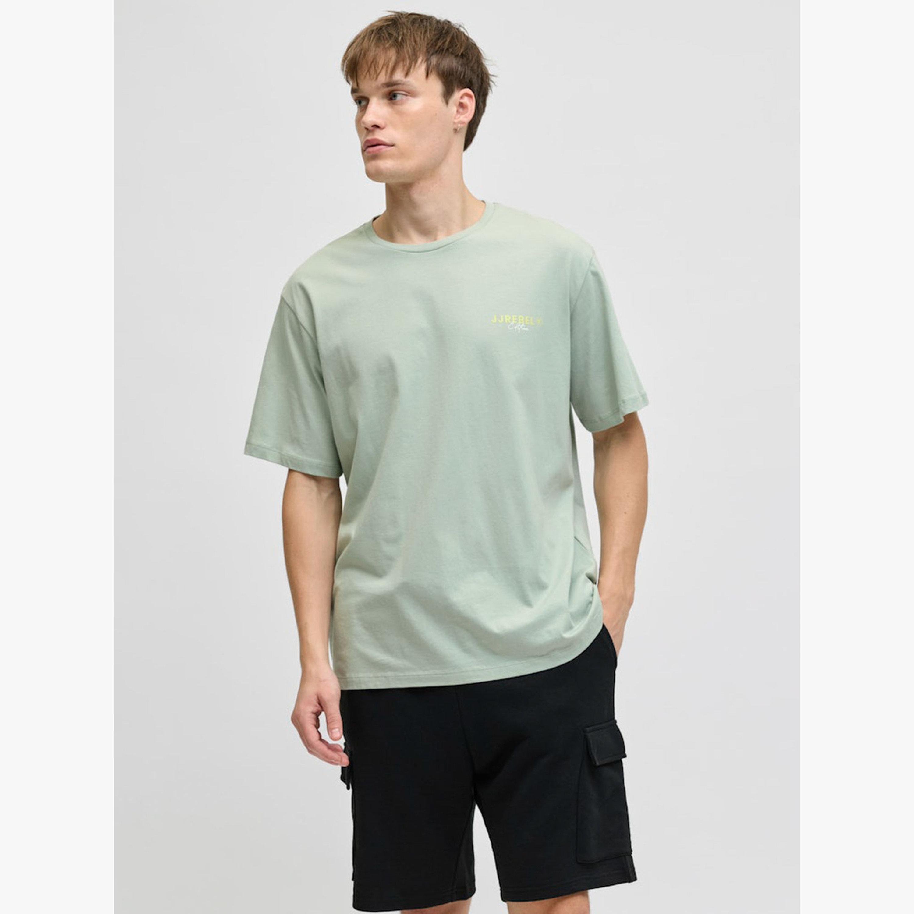 تيشيرت قطن بياقة دائرية-men-clothing-tshirtsandpolos-tshirts-image-1