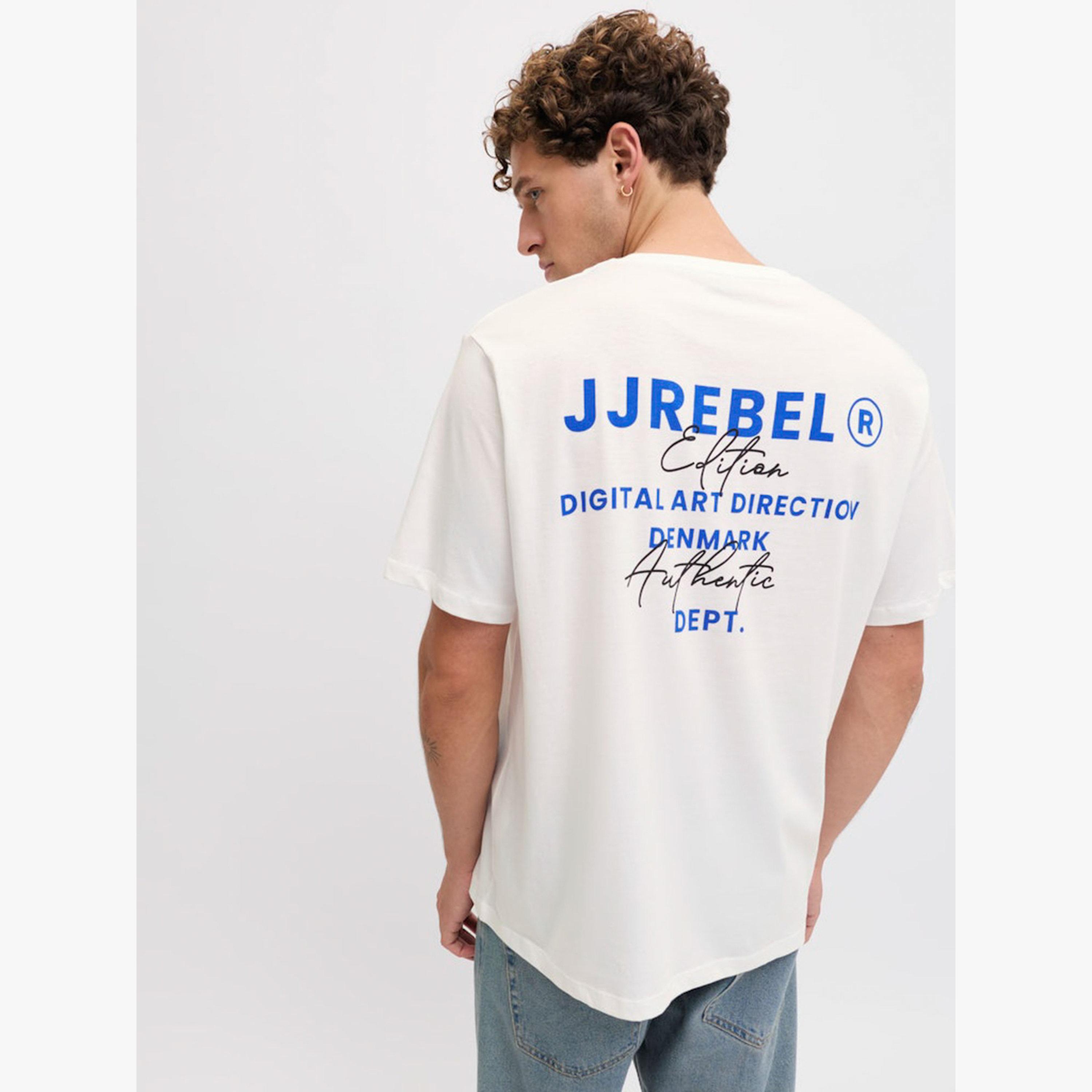 REBEL White Cotton Crew Neck T-Shirt-men-clothing-tshirtsandpolos-tshirts-image-2