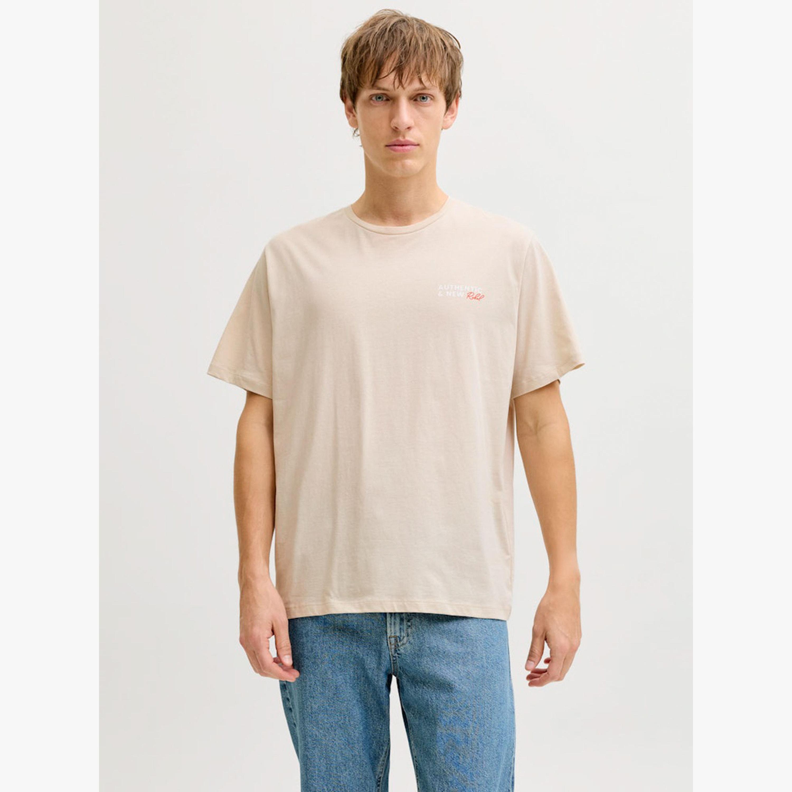 REBEL Cream Text Print Cotton T-Shirt-men-clothing-tshirtsandpolos-tshirts-image-1