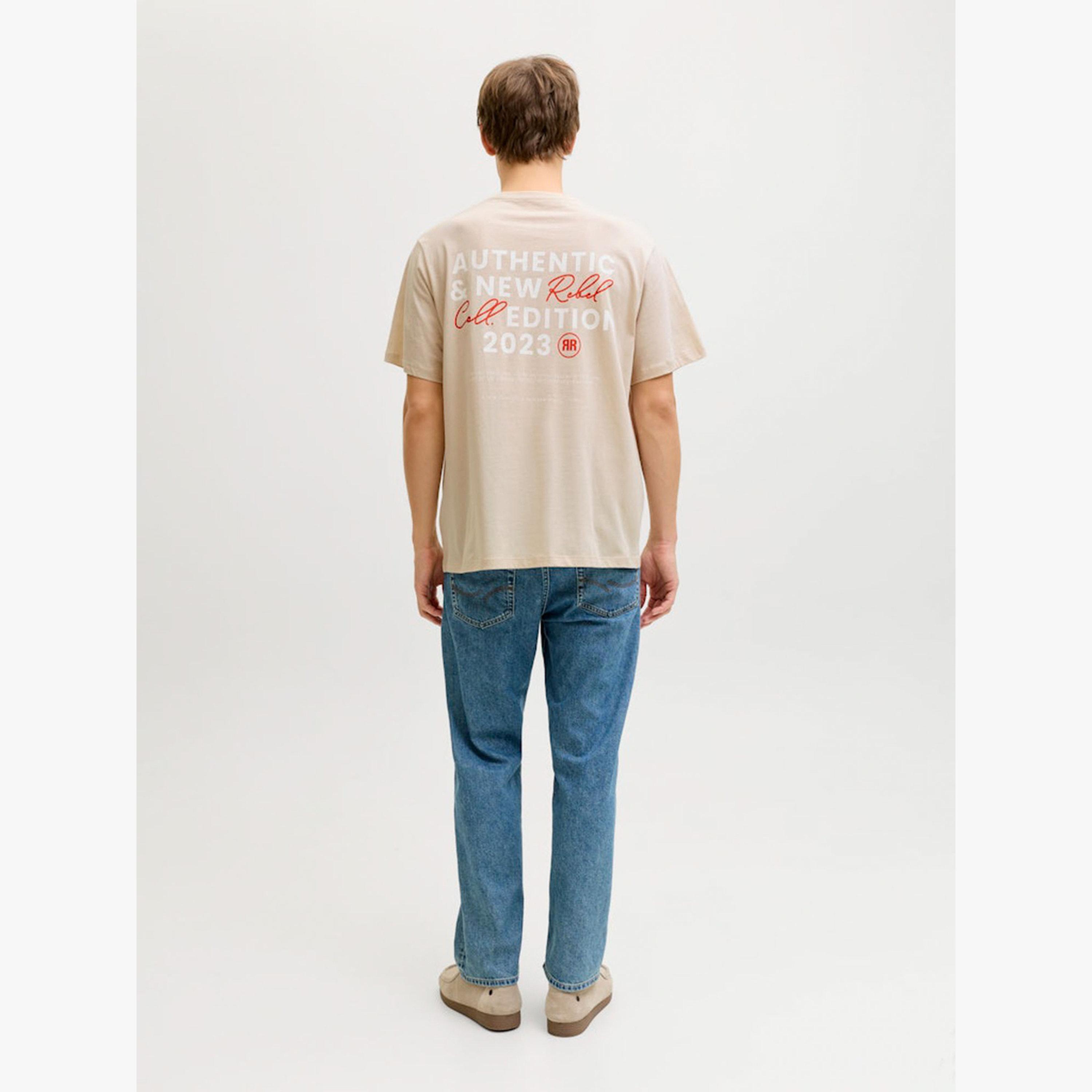 REBEL Cream Text Print Cotton T-Shirt-men-clothing-tshirtsandpolos-tshirts-image-2