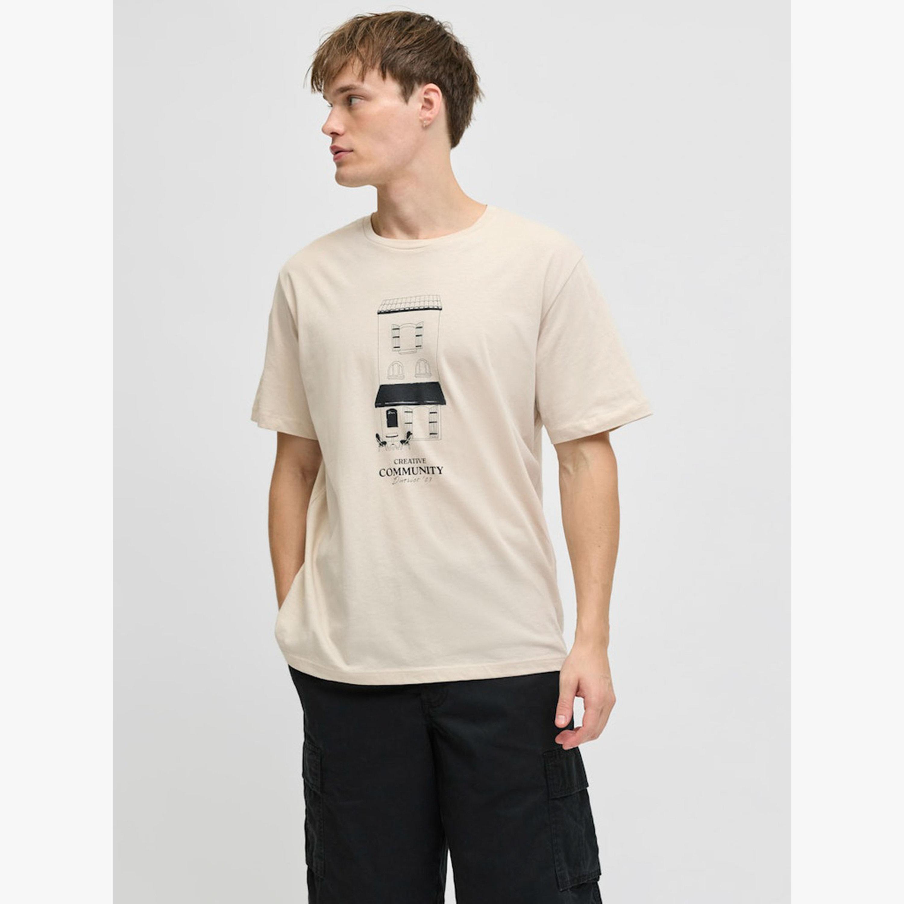 تيشيرت قطن بطبعة جرافيك-men-clothing-tshirtsandpolos-tshirts-image-1