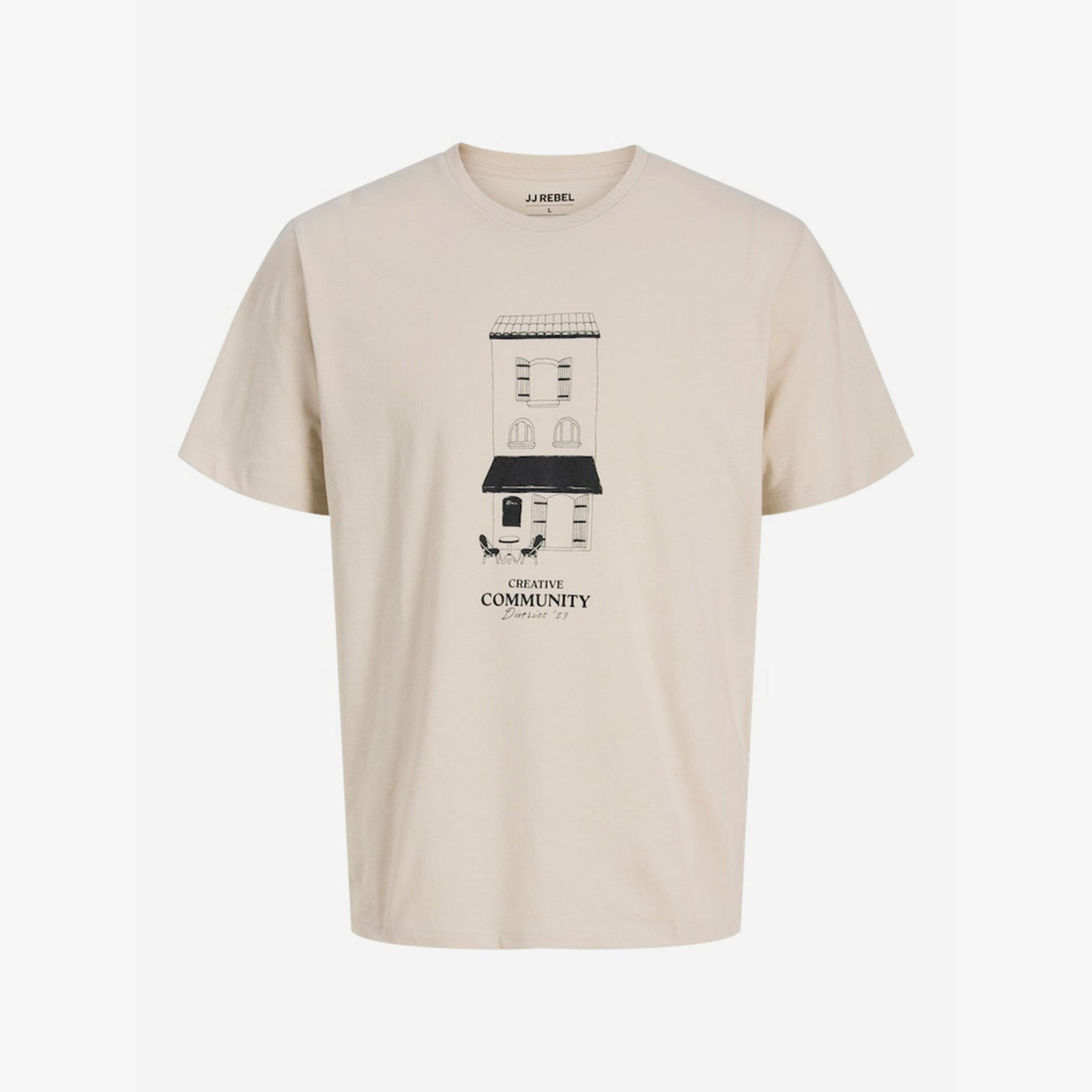 REBEL Cream Graphic Print Cotton T-Shirt-men-clothing-tshirtsandpolos-tshirts-image-3
