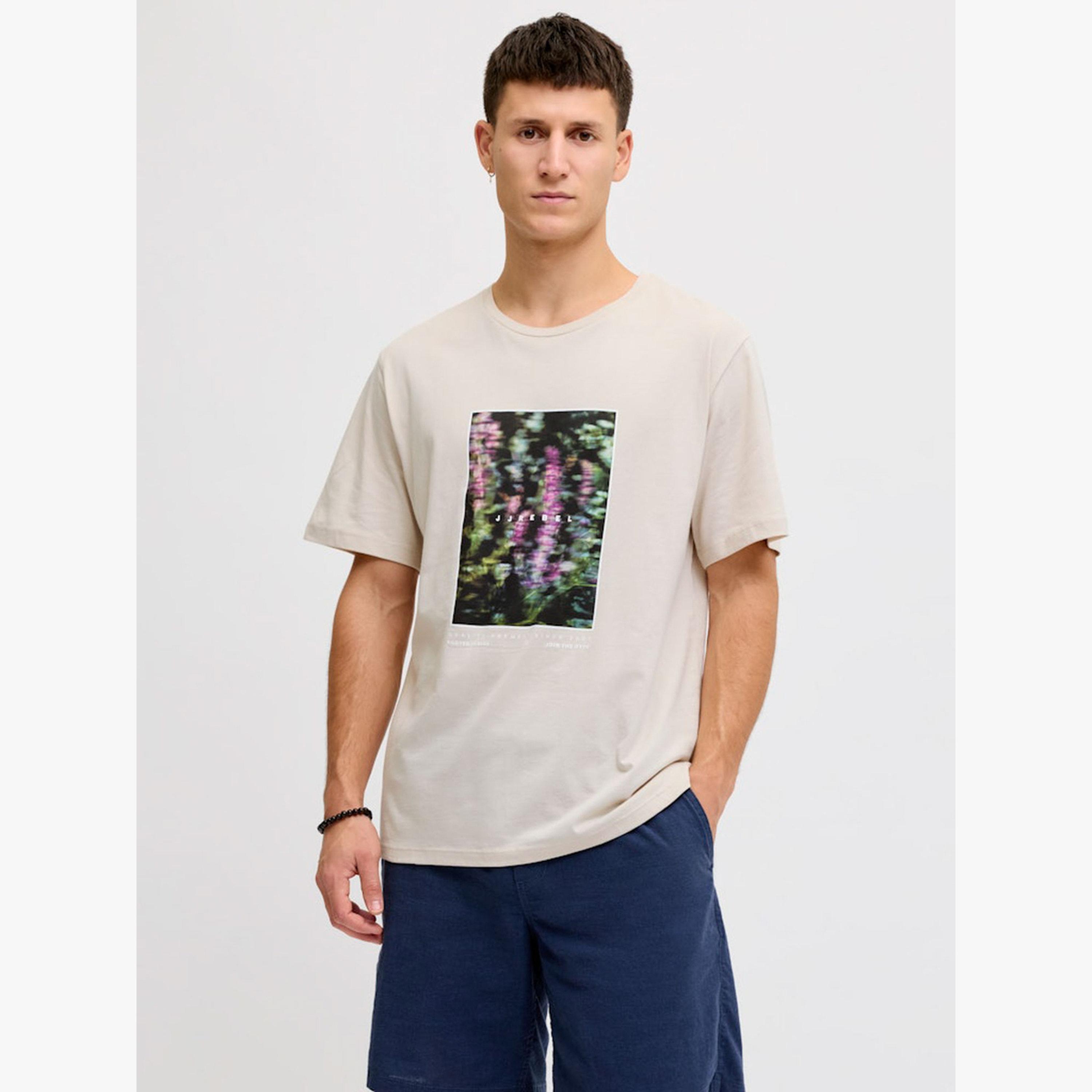 REBEL Off-White Printed Cotton T-Shirt-men-clothing-tshirtsandpolos-tshirts-image-1