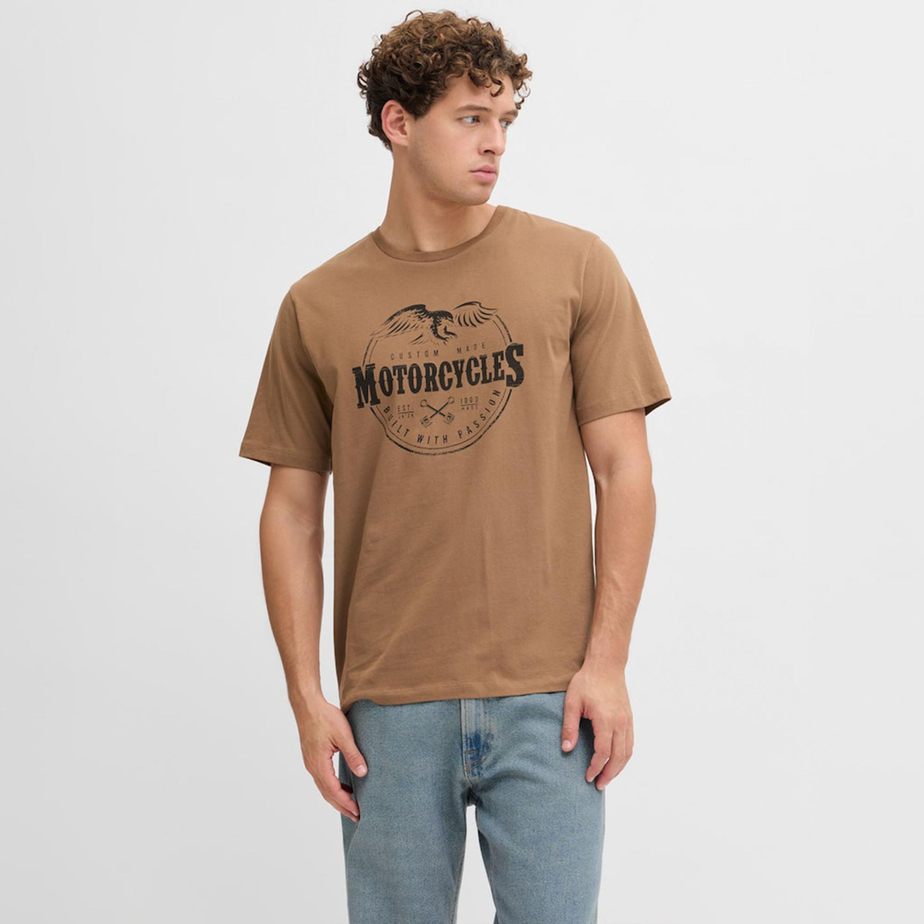 REBEL Brown Round Neck Cotton T-Shirt-men-clothing-tshirtsandpolos-tshirts-image-1