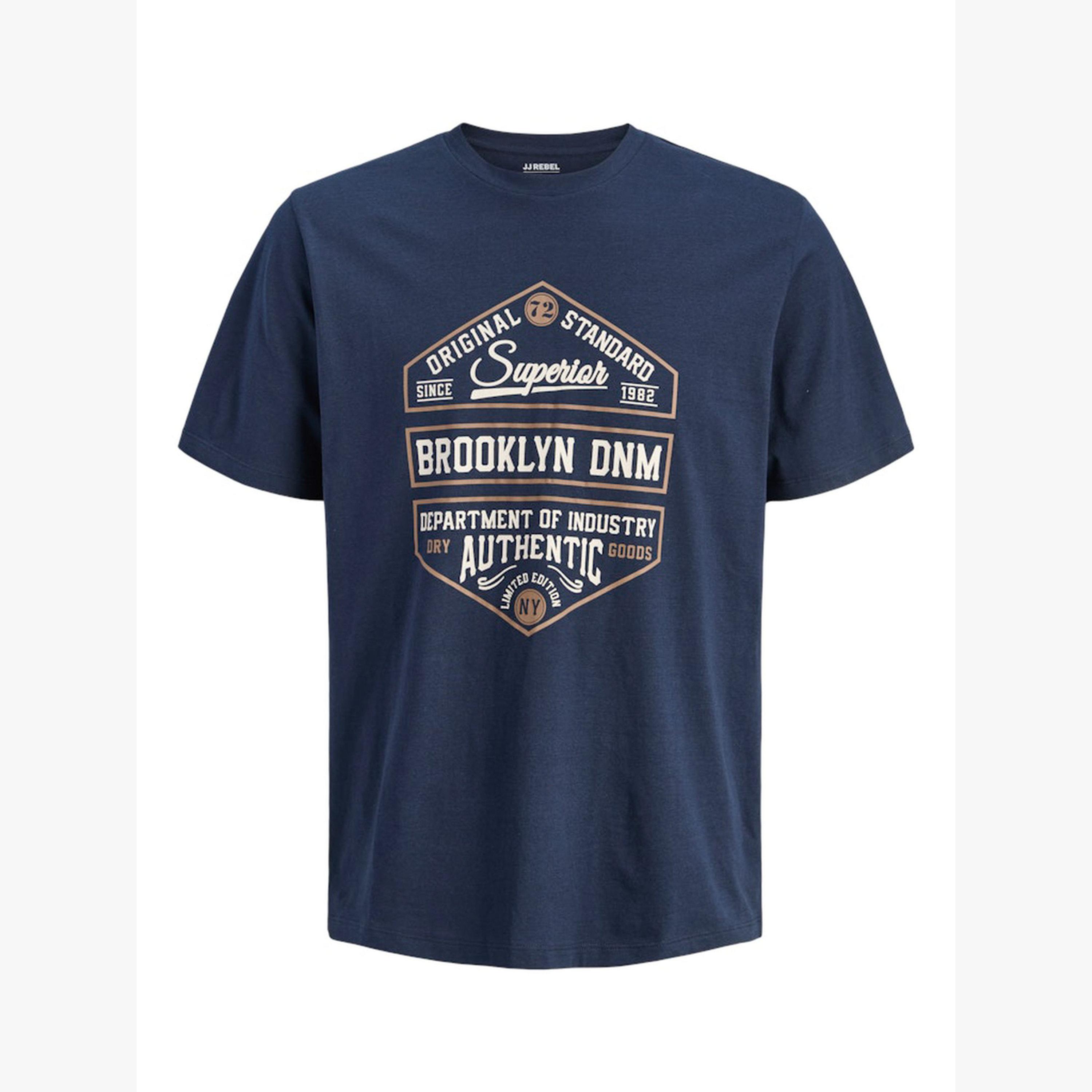 REBEL Navy Blue Text Print T-Shirt-men-clothing-tshirtsandpolos-tshirts-image-4
