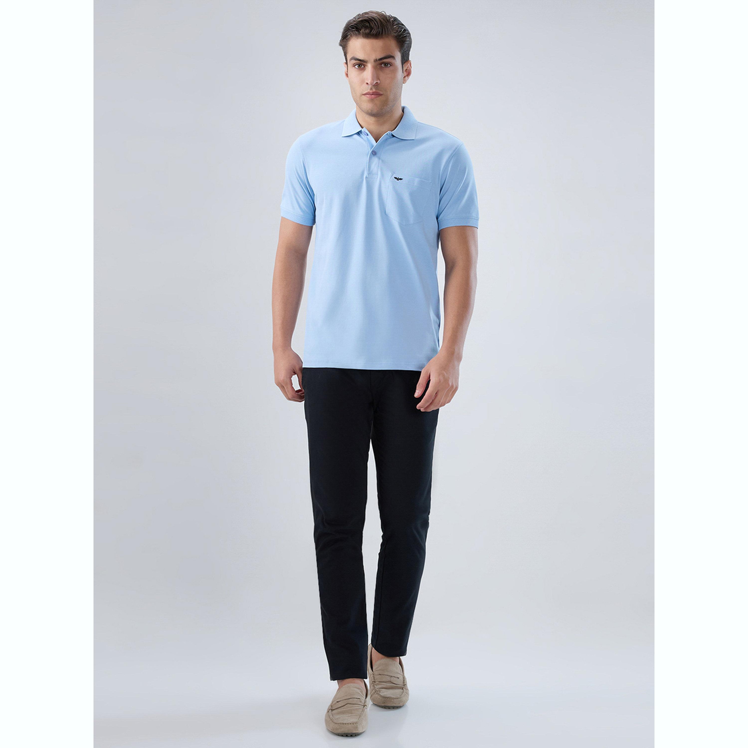تيشيرت بولو بقصة سليم فت سادة-men-clothing-tshirtsandpolos-polos-image-2