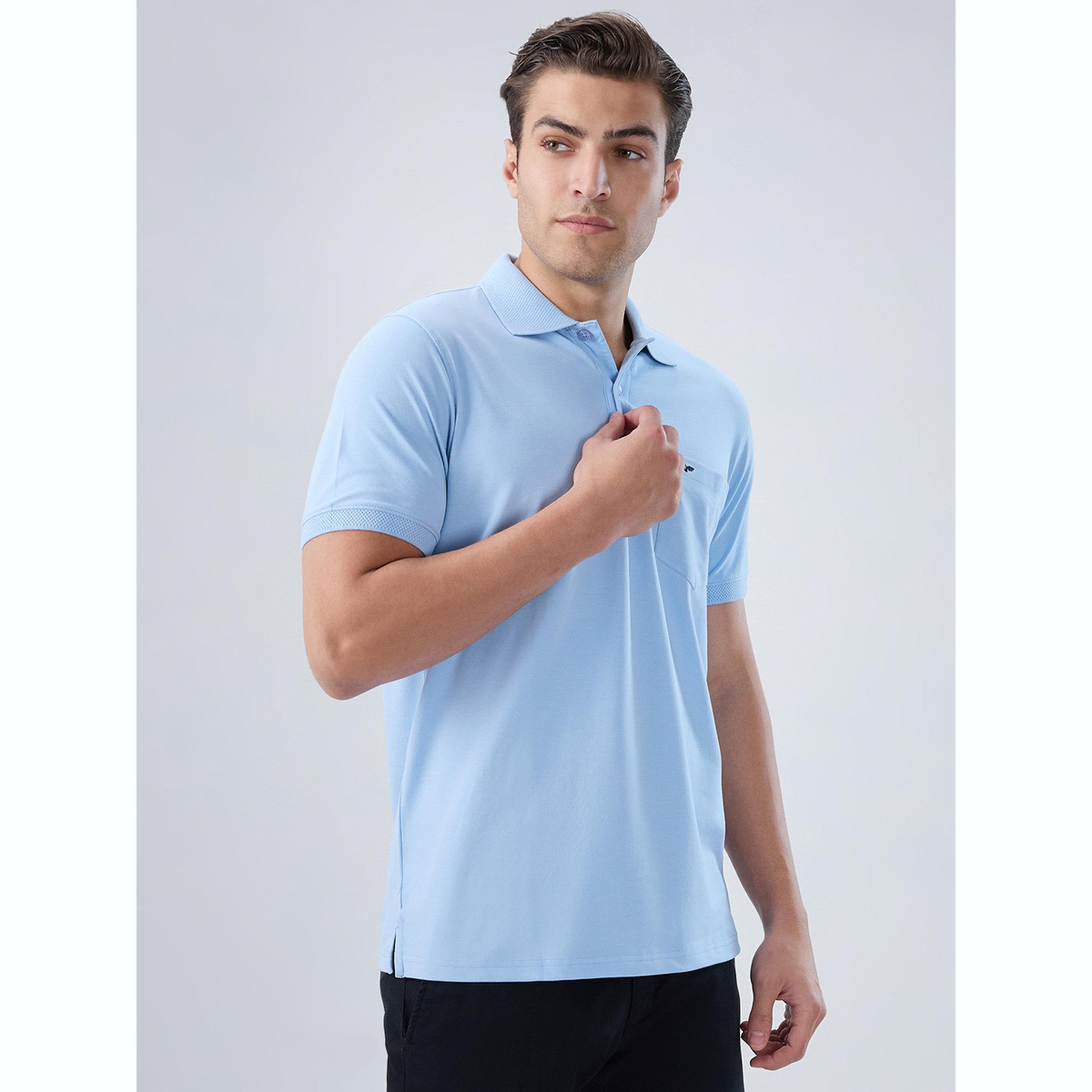 تيشيرت بولو بقصة سليم فت سادة-men-clothing-tshirtsandpolos-polos-image-3