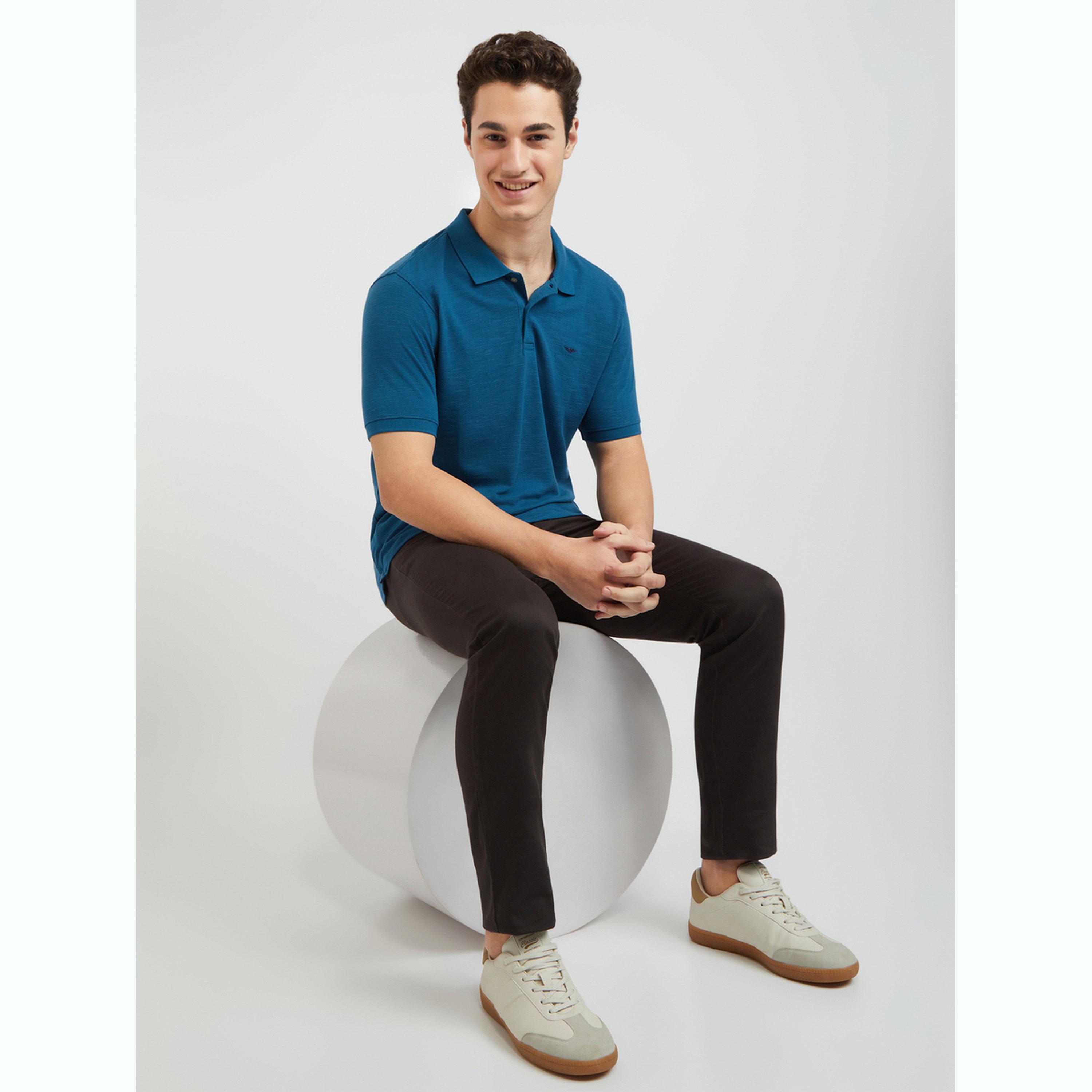تيشيرت بولو بقصة سليم فت سادة-men-clothing-tshirtsandpolos-polos-image-2