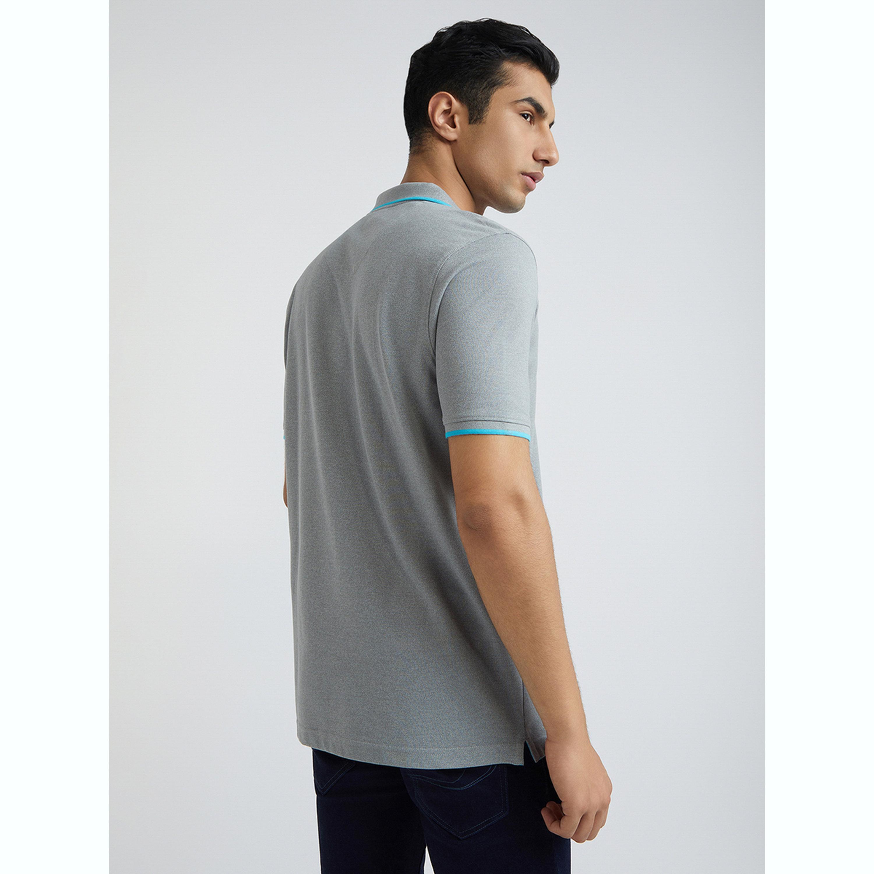 تيشيرت بولو بقصة سليم فت وتفاصيل ملونة-men-clothing-tshirtsandpolos-polos-image-4