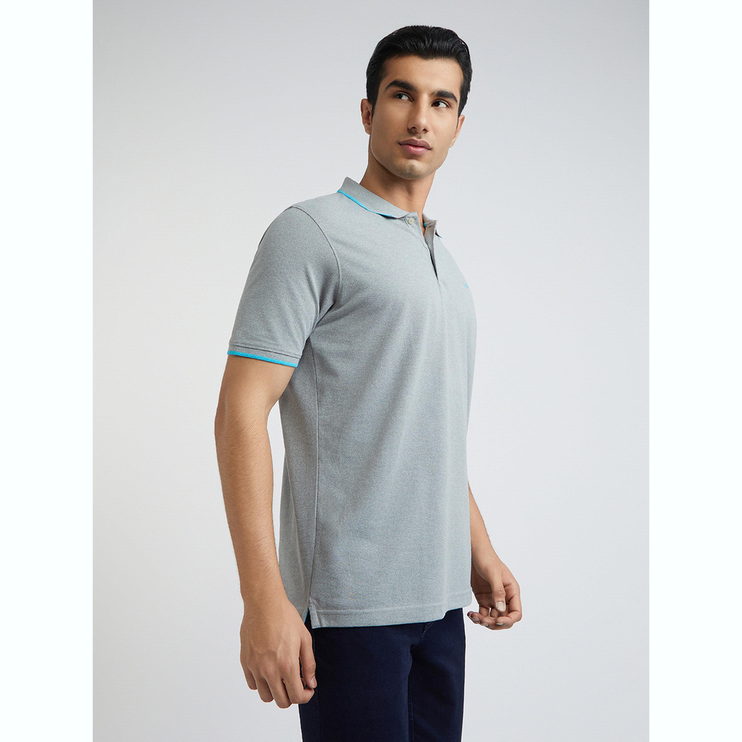 تيشيرت بولو بقصة سليم فت وتفاصيل ملونة-men-clothing-tshirtsandpolos-polos-image-5
