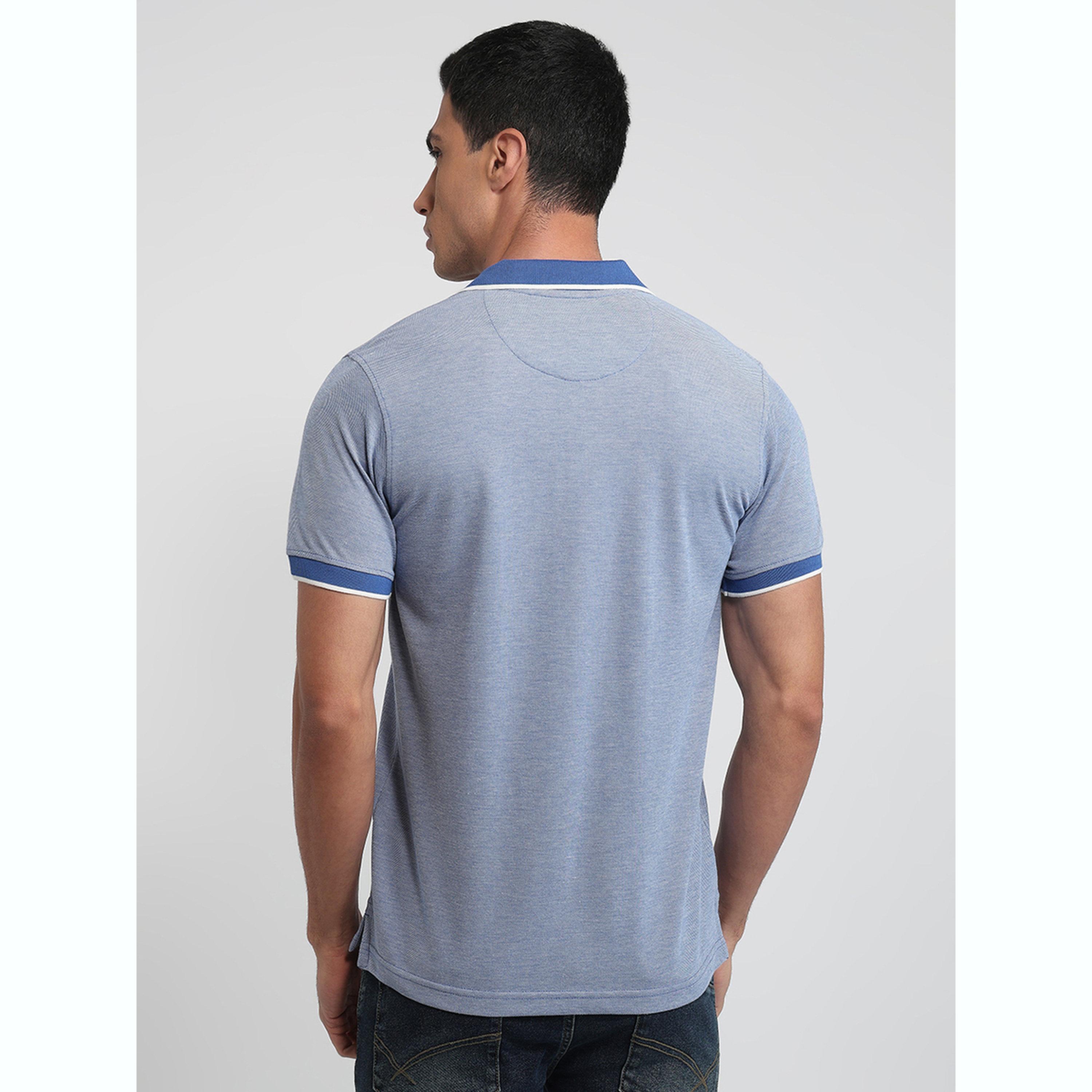 تيشيرت بولو بقصة سليم فت وتفاصيل ملونة-men-clothing-tshirtsandpolos-polos-image-4