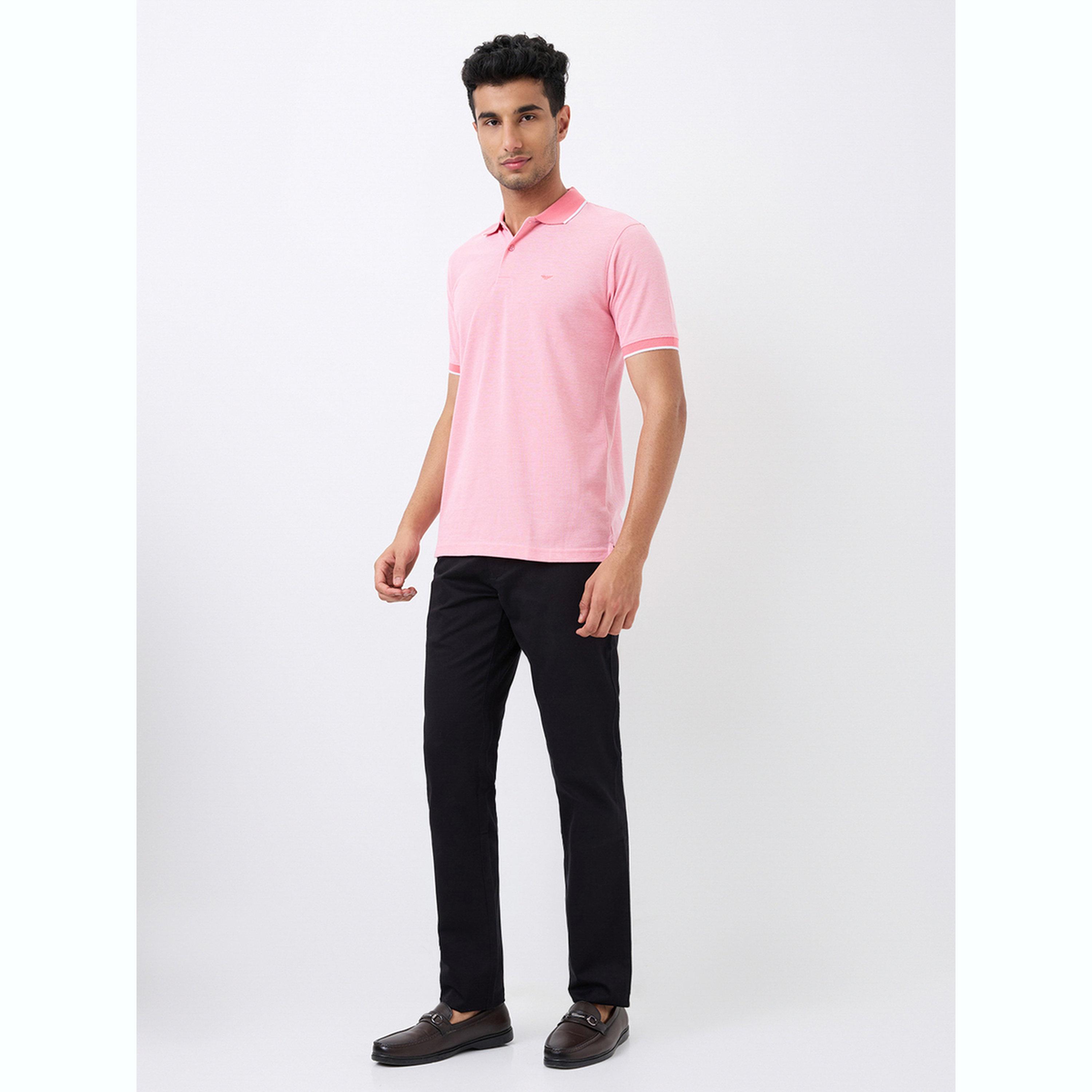 تيشيرت بولو بقصة سليم فت وتفاصيل ملونة-men-clothing-tshirtsandpolos-polos-image-2