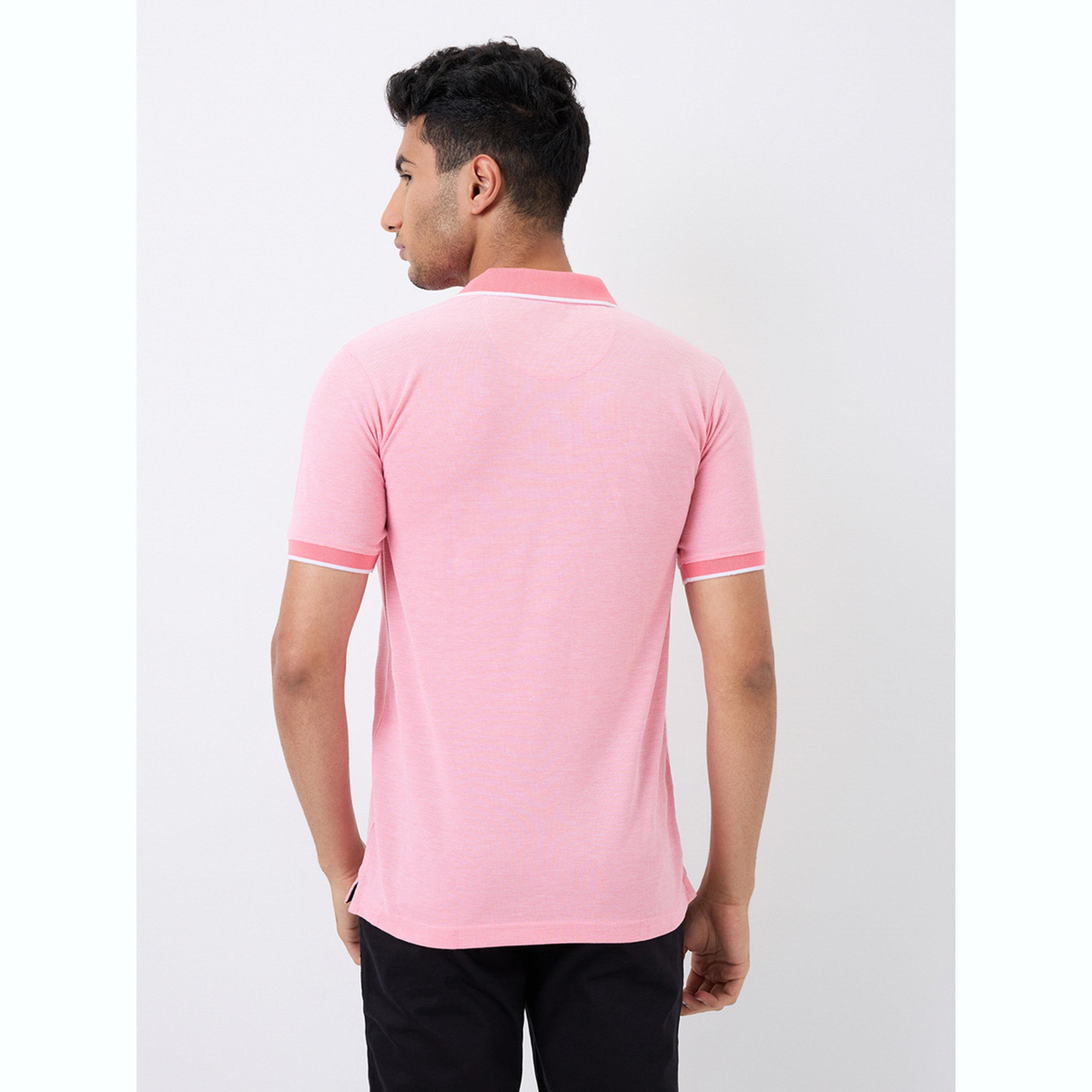 تيشيرت بولو بقصة سليم فت وتفاصيل ملونة-men-clothing-tshirtsandpolos-polos-image-4