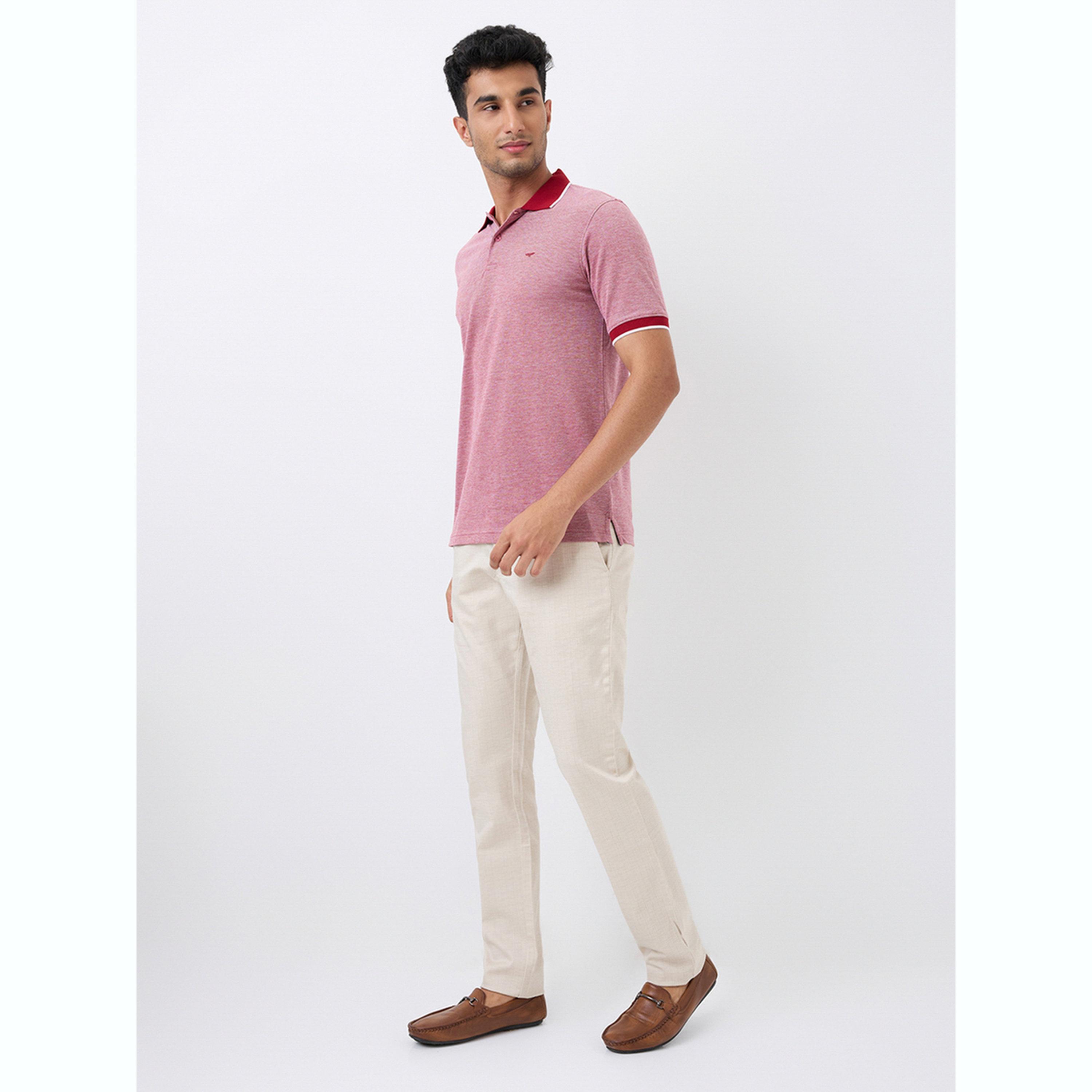 تيشيرت بولو بقصة سليم فت وتفاصيل ملونة-men-clothing-tshirtsandpolos-polos-image-2