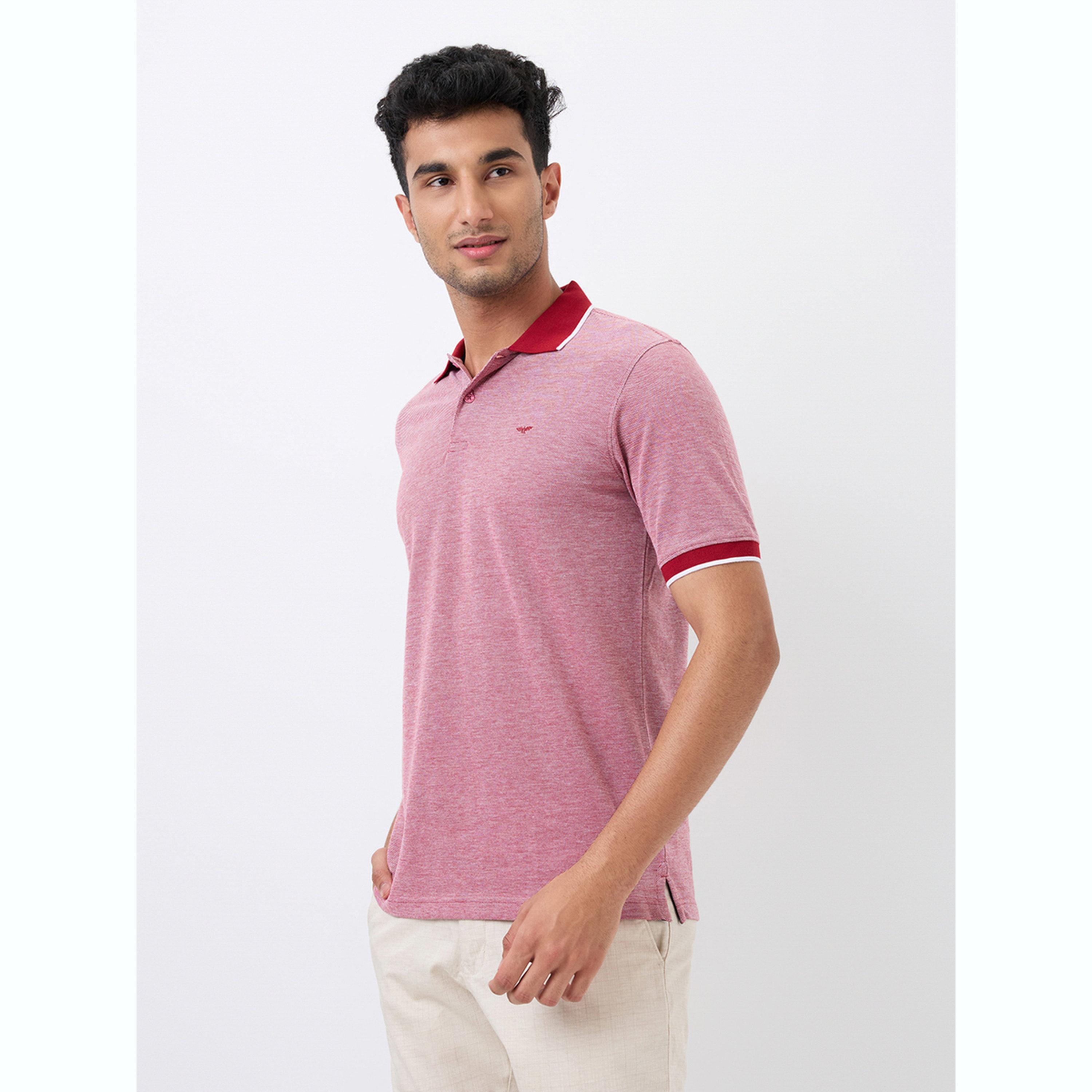 تيشيرت بولو بقصة سليم فت وتفاصيل ملونة-men-clothing-tshirtsandpolos-polos-image-5