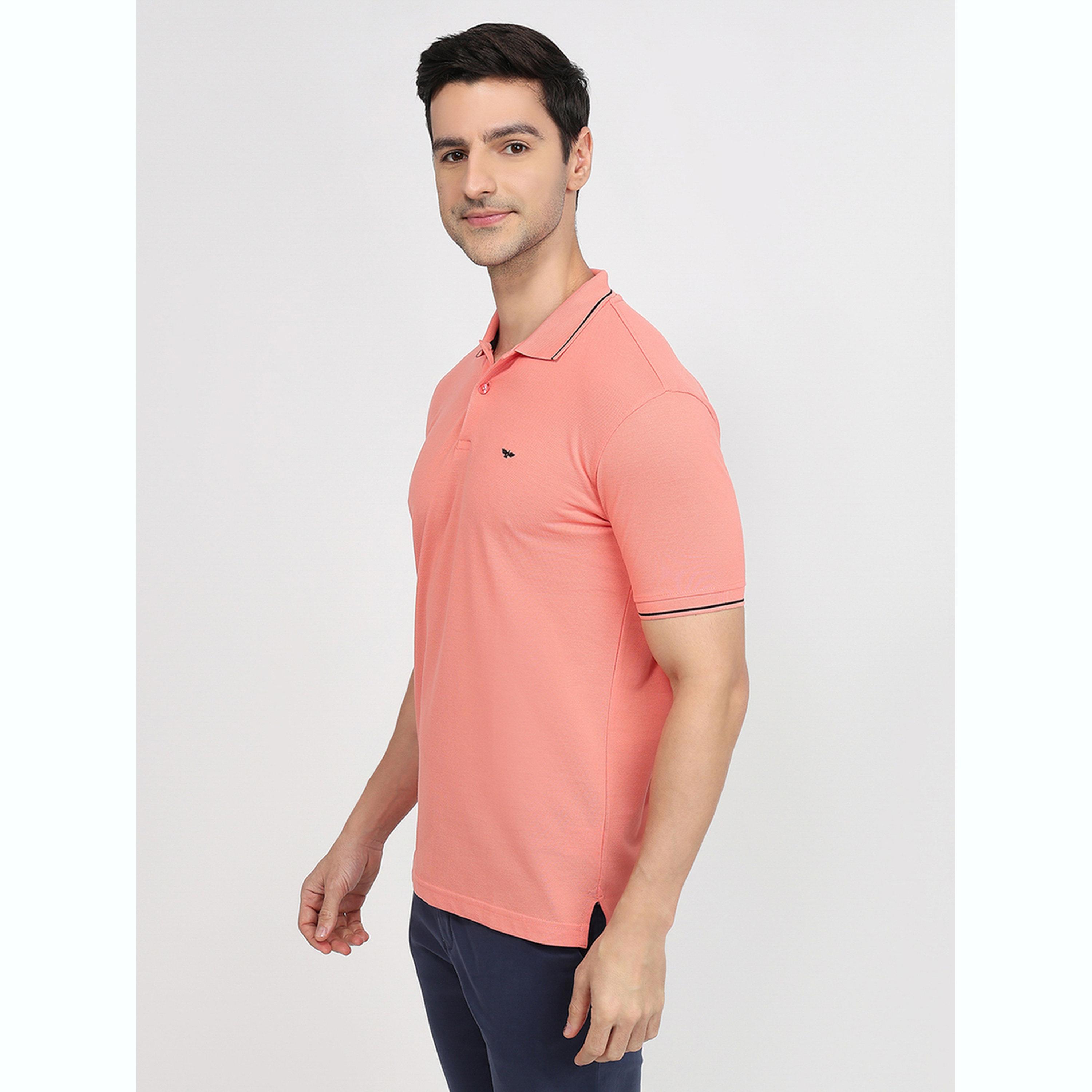 تيشيرت بقصة سليم فت بتفاصيل ملونة-men-clothing-tshirtsandpolos-polos-image-1