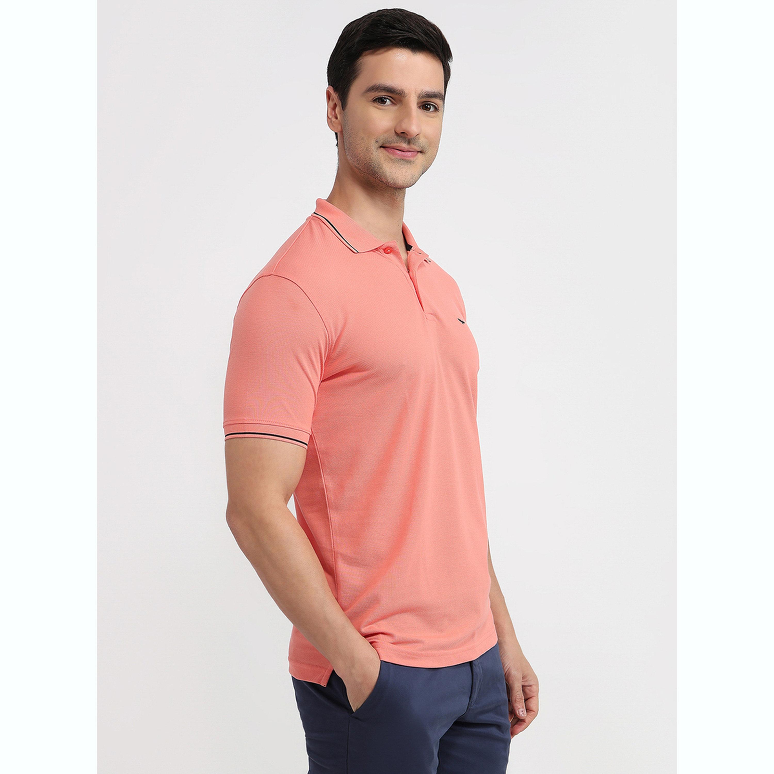 تيشيرت بقصة سليم فت بتفاصيل ملونة-men-clothing-tshirtsandpolos-polos-image-4