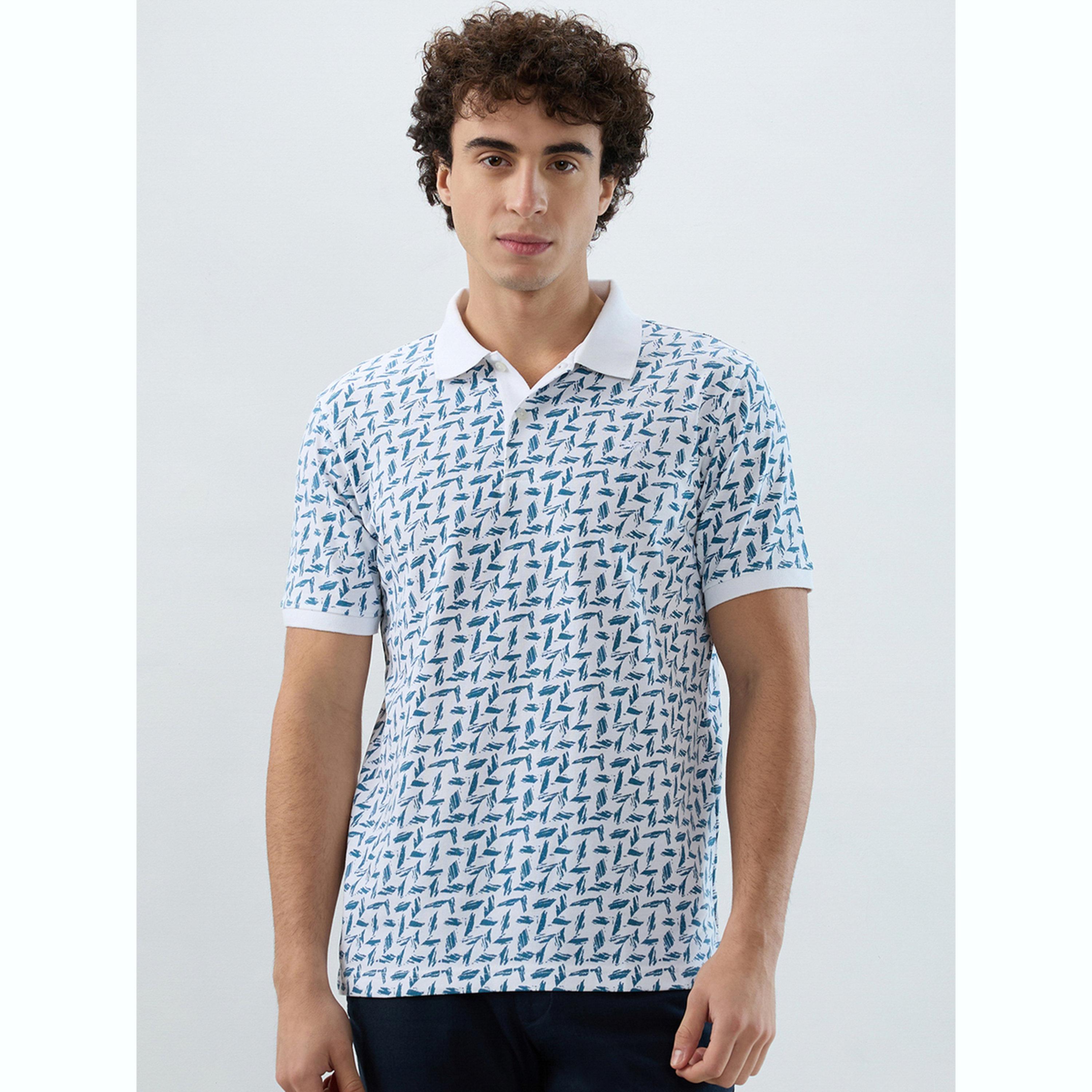 تيشيرت بولو بقصة سليم فت بطبعة-men-clothing-tshirtsandpolos-polos-image-1