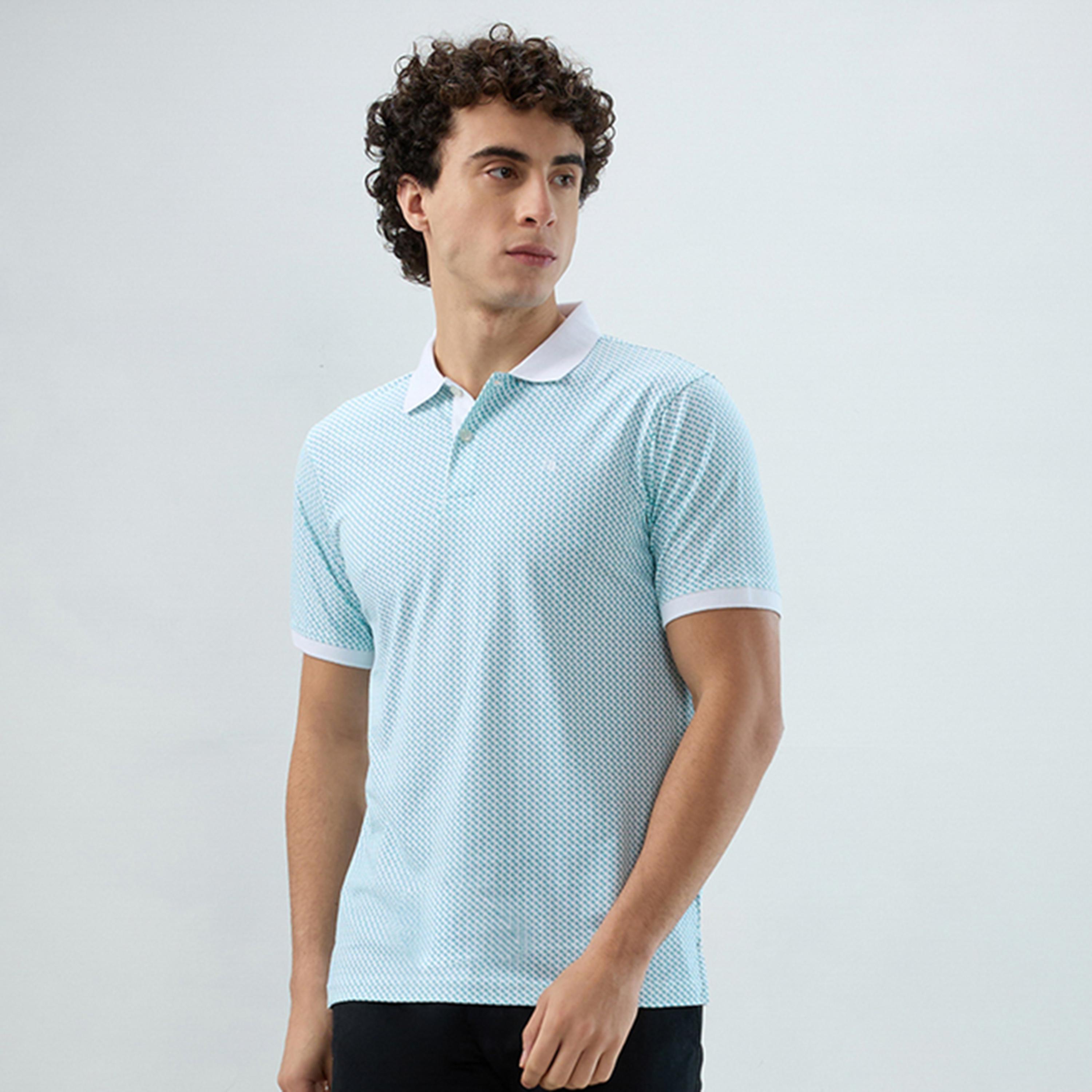 تيشيرت بولو بقصة سليم فت بطبعة-men-clothing-tshirtsandpolos-polos-image-1