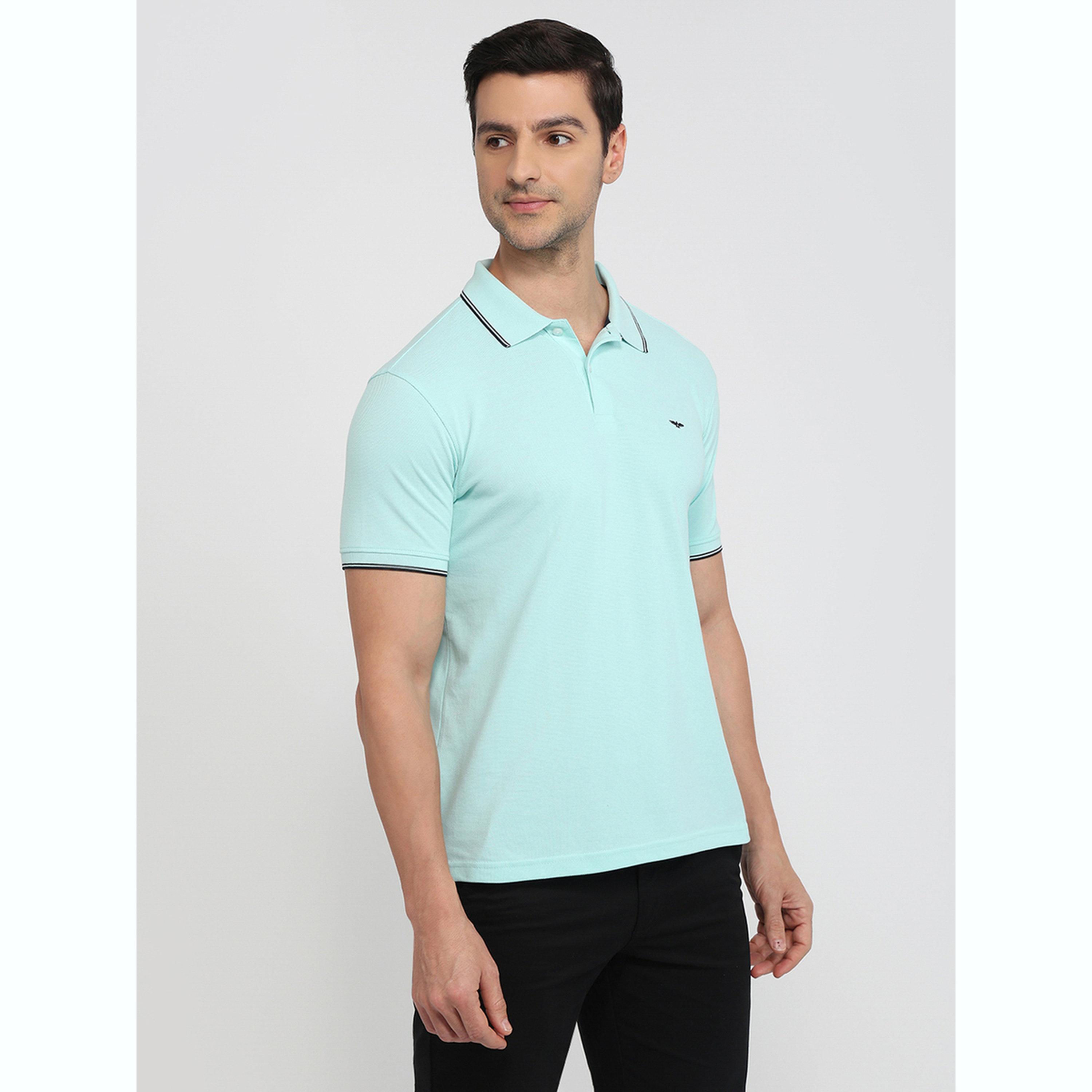 تيشيرت بولو بقصة سليم فت وتفاصيل ملونة-men-clothing-tshirtsandpolos-polos-image-3