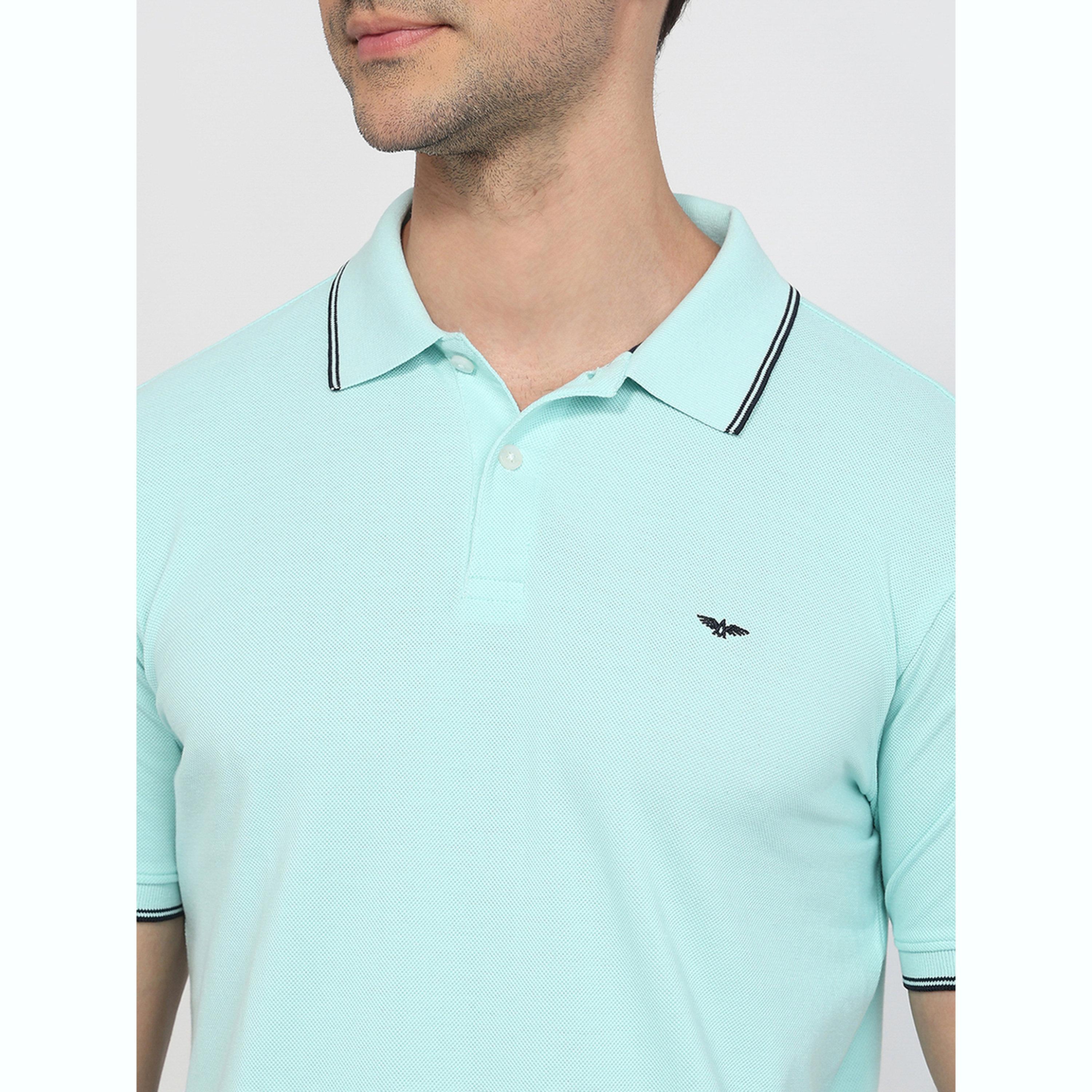 Park Avenue X Styli Men Green Slim Fit Tipped Polo T-Shirt-men-clothing-tshirtsandpolos-polos-image-6
