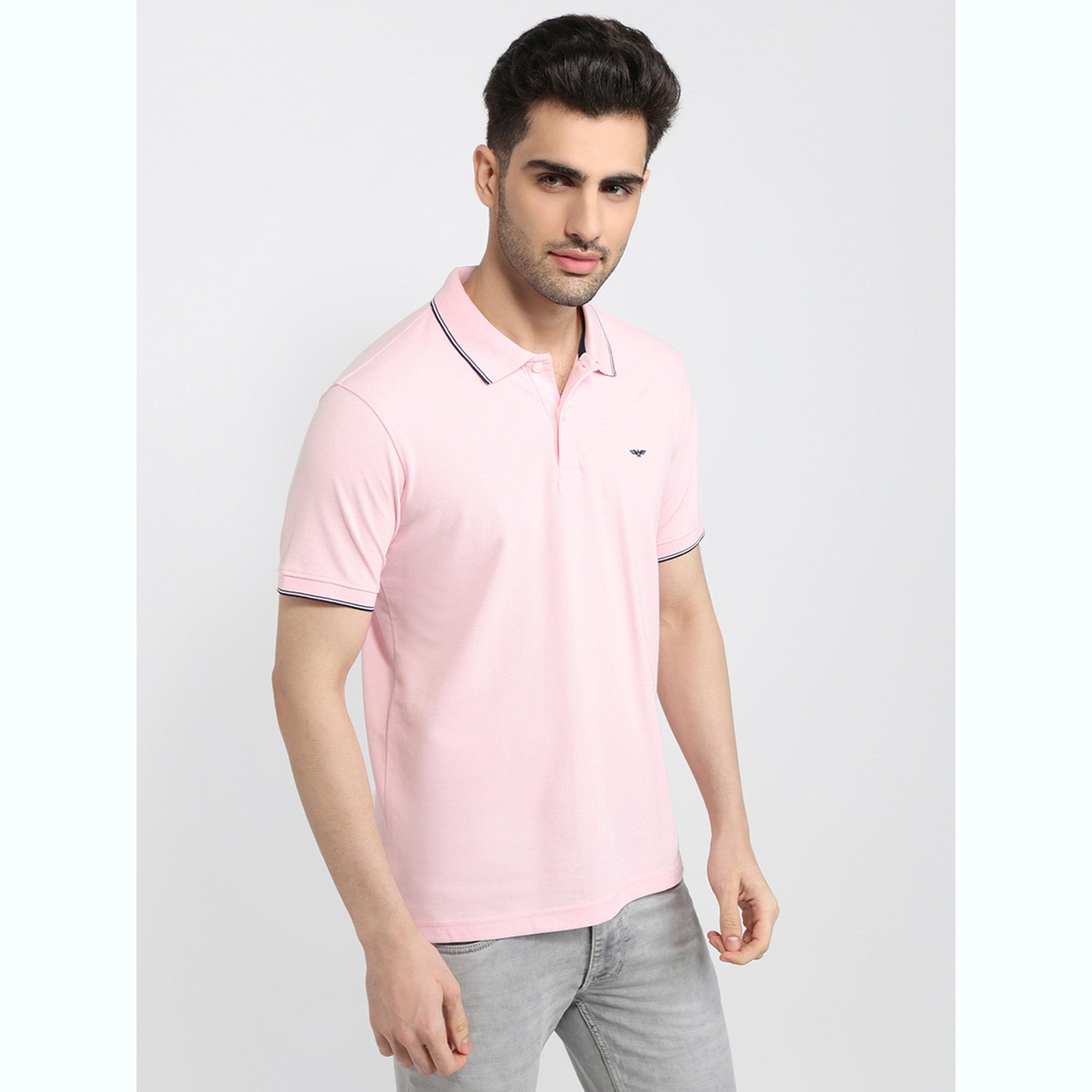 تيشيرت بولو بقصة سليم فت وتفاصيل ملونة-men-clothing-tshirtsandpolos-polos-image-3