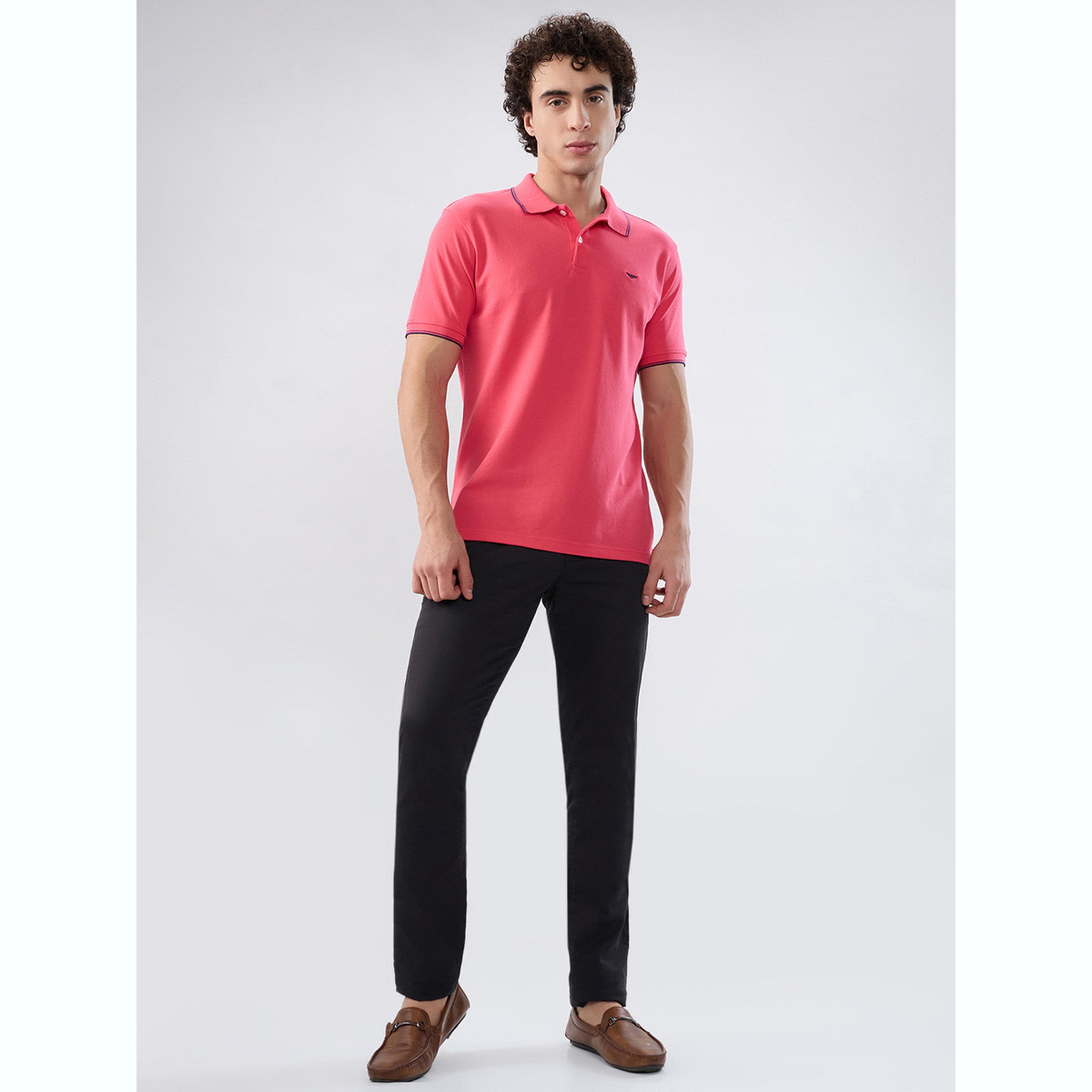 تيشيرت بولو بقصة سليم فت وتفاصيل ملونة-men-clothing-tshirtsandpolos-polos-image-2