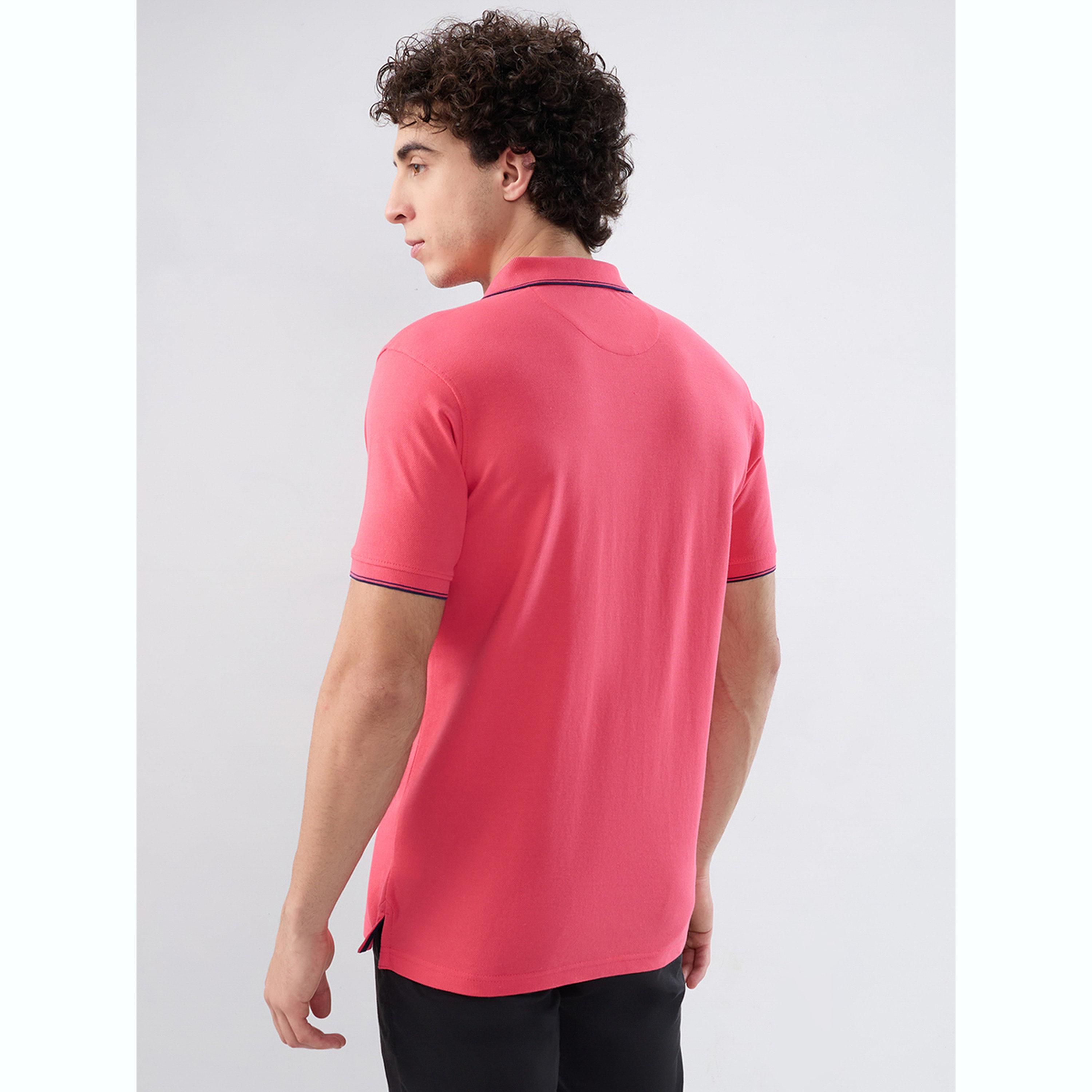 تيشيرت بولو بقصة سليم فت وتفاصيل ملونة-men-clothing-tshirtsandpolos-polos-image-4