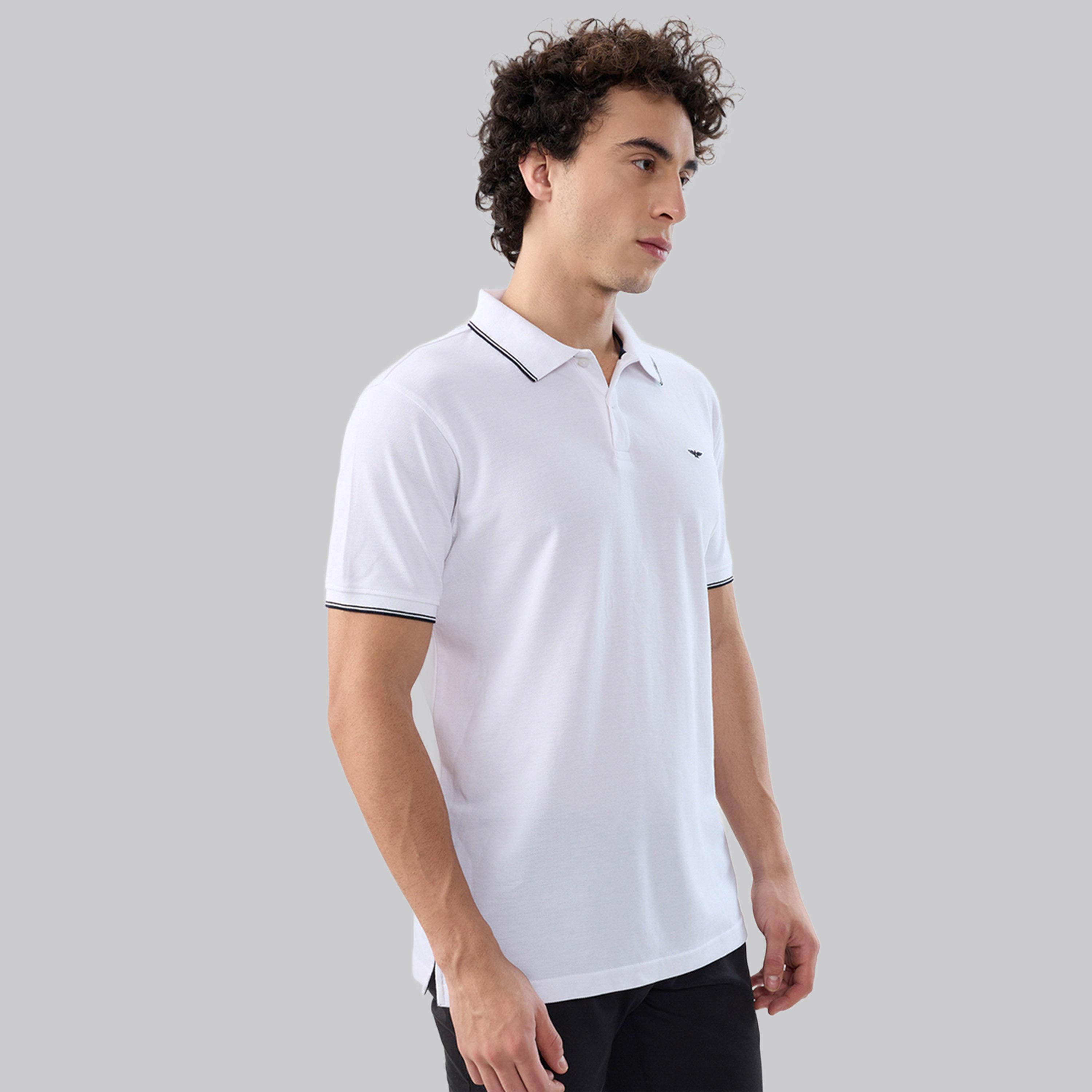 تيشيرت بولو بقصة سليم فت وتفاصيل ملونة-men-clothing-tshirtsandpolos-polos-image-5