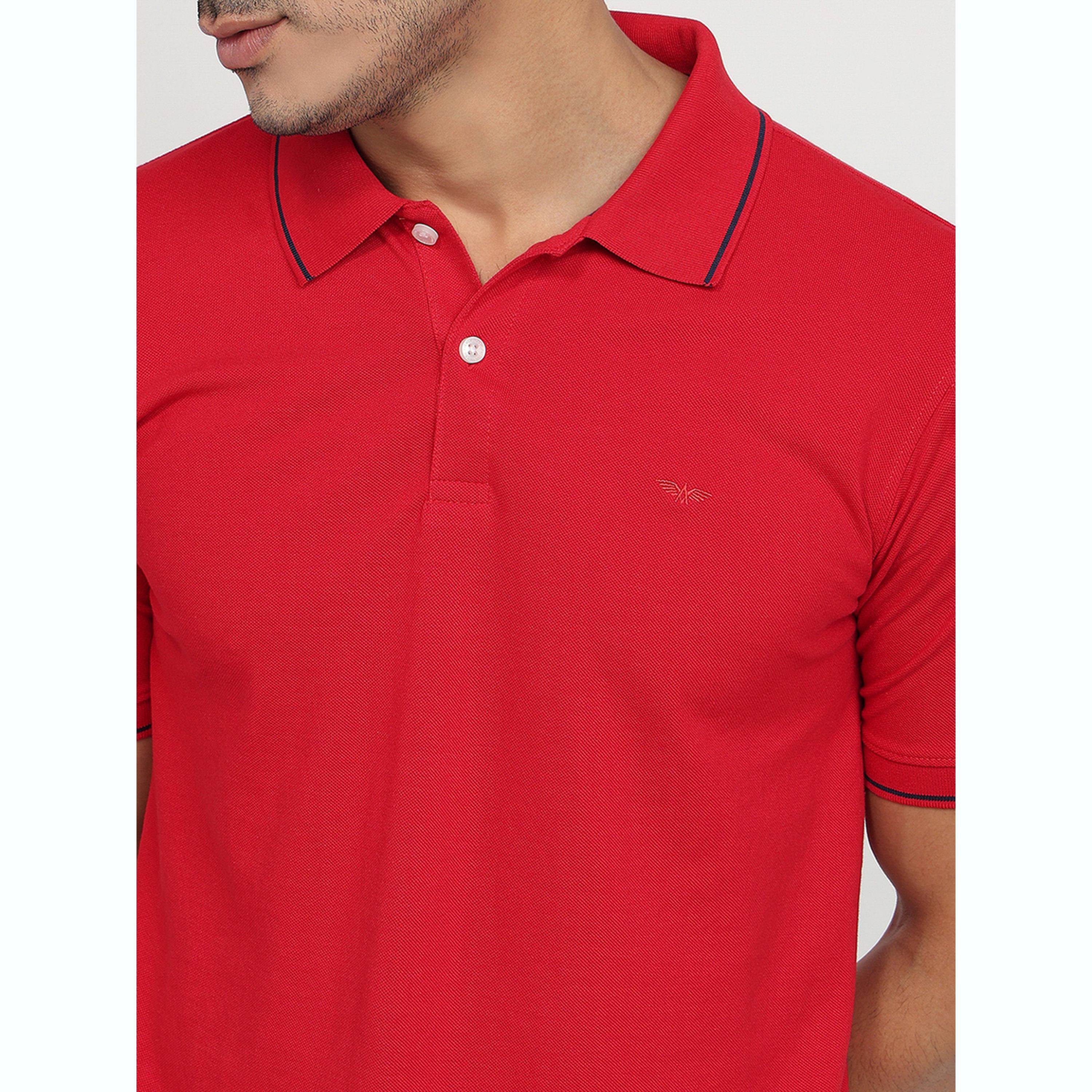 تيشيرت بولو بقصة سليم فت وتفاصيل ملونة-men-clothing-tshirtsandpolos-polos-image-6
