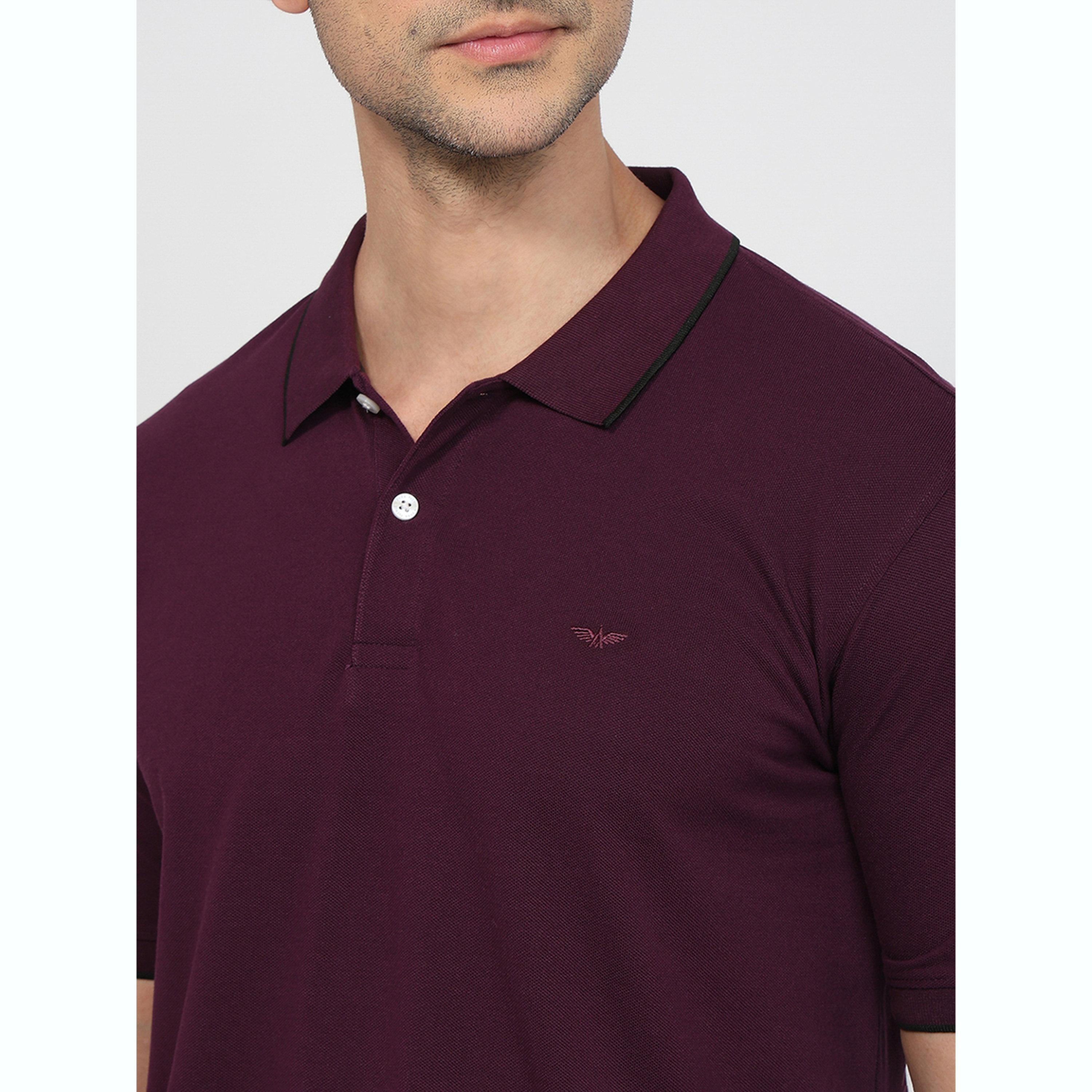 تيشيرت بولو بقصة سليم فت وتفاصيل ملونة-men-clothing-tshirtsandpolos-polos-image-6