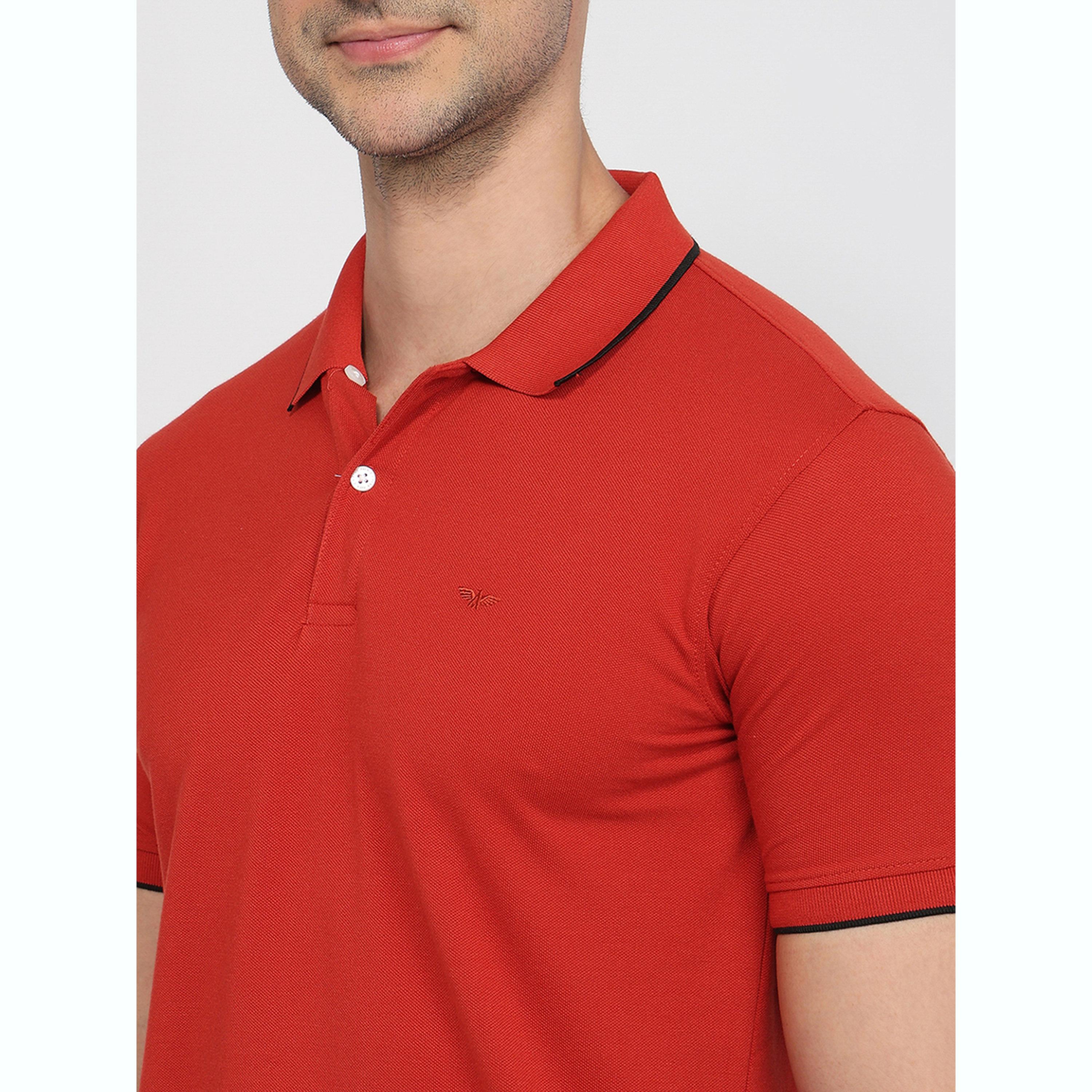 تيشيرت بولو بقصة سليم فت وتفاصيل ملونة-men-clothing-tshirtsandpolos-polos-image-6