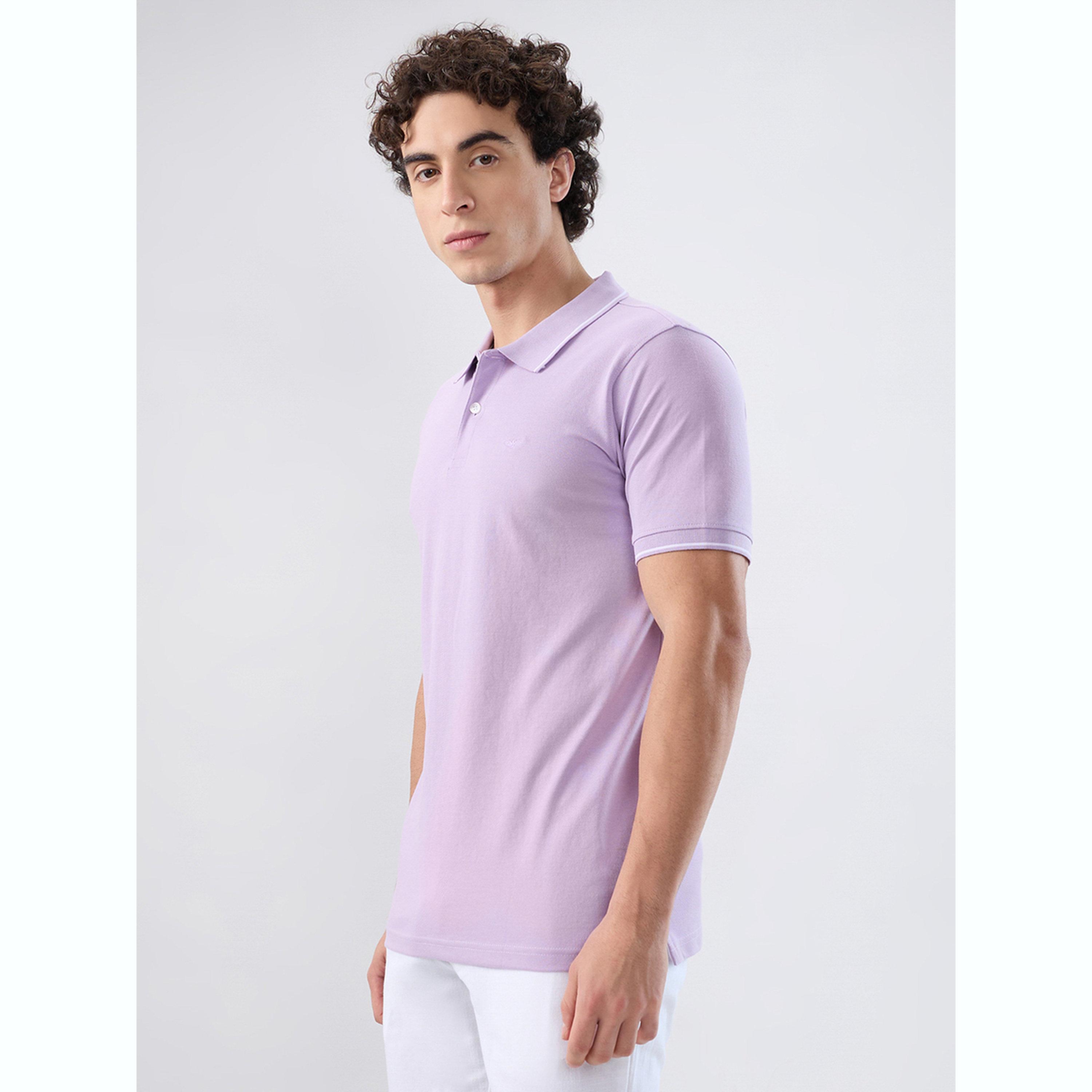 تيشيرت بولو بقصة سليم فت وتفاصيل ملونة-men-clothing-tshirtsandpolos-polos-image-3