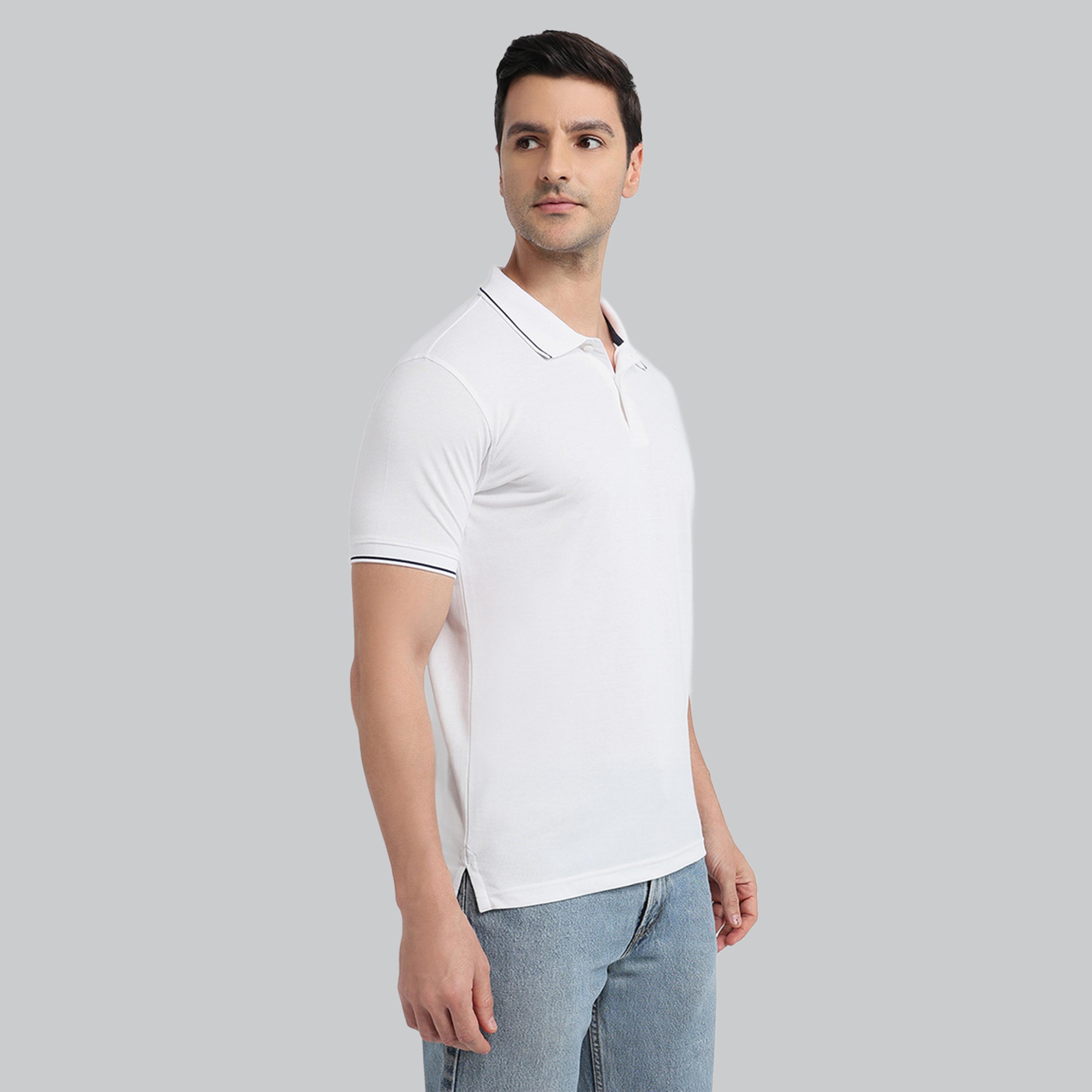 تيشيرت بولو بقصة سليم فت وتفاصيل ملونة-men-clothing-tshirtsandpolos-polos-image-5