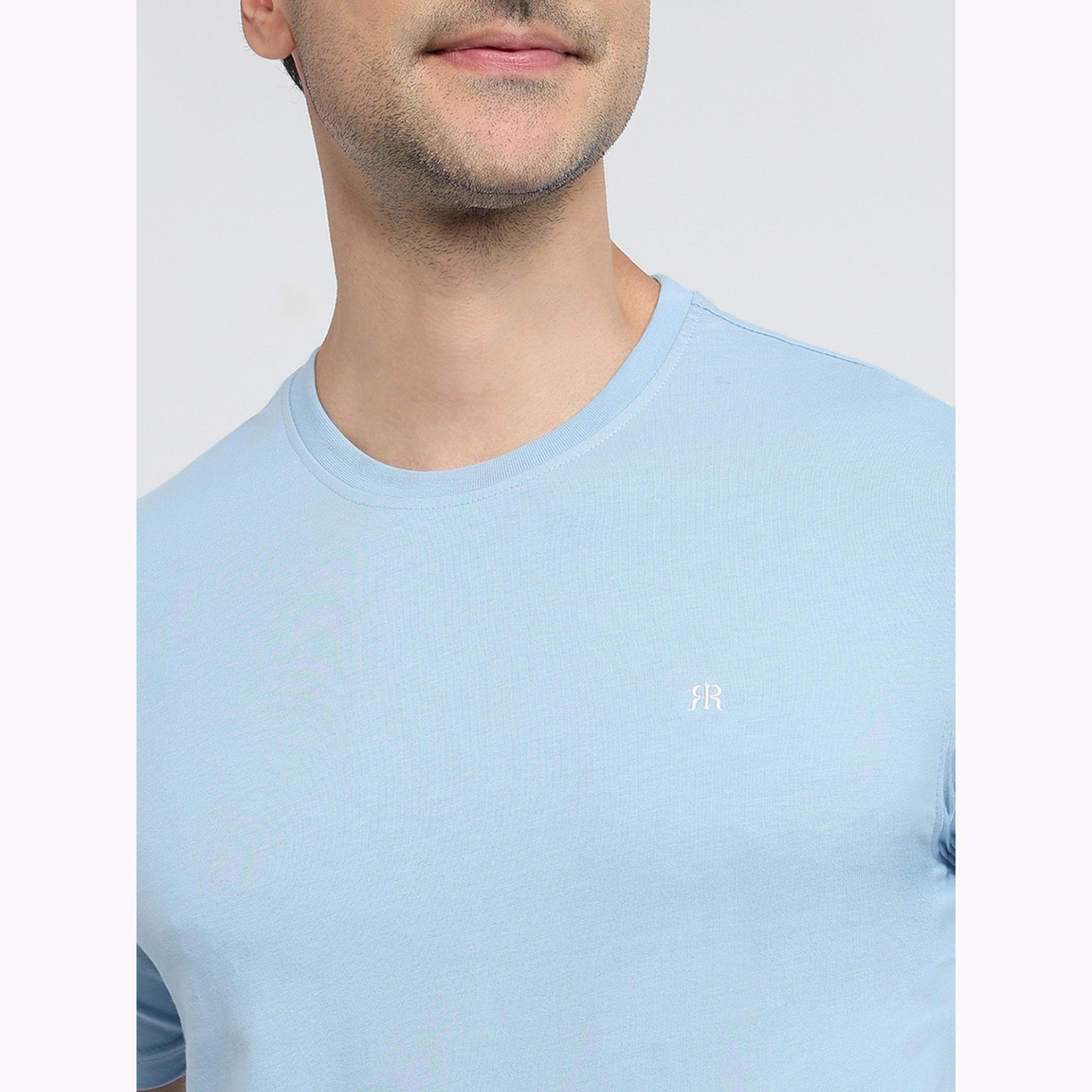 تيشيرت قطن سادة قصة عادية-men-clothing-tshirtsandpolos-tshirts-image-6