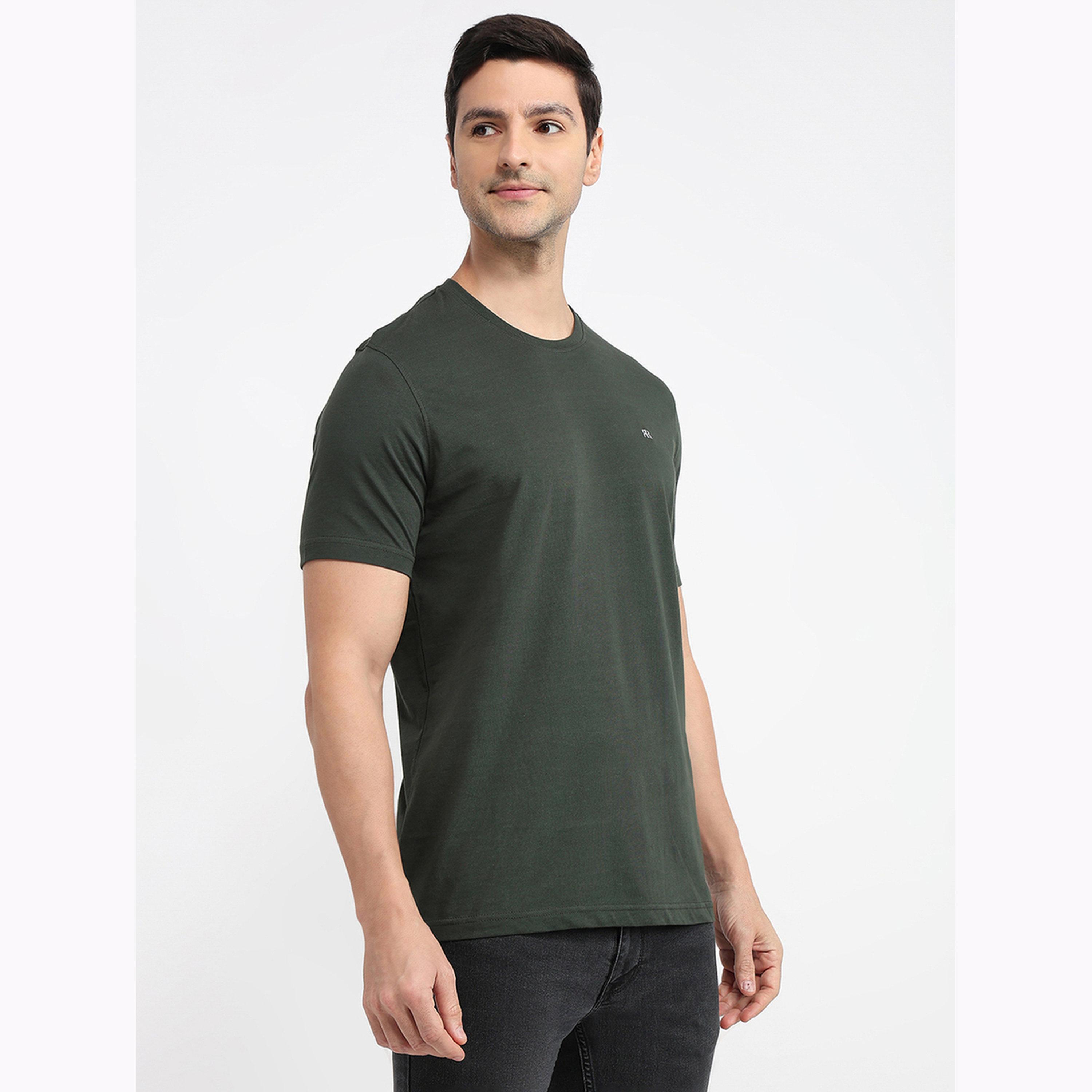 تيشيرت قطن سادة قصة عادية-men-clothing-tshirtsandpolos-tshirts-image-3