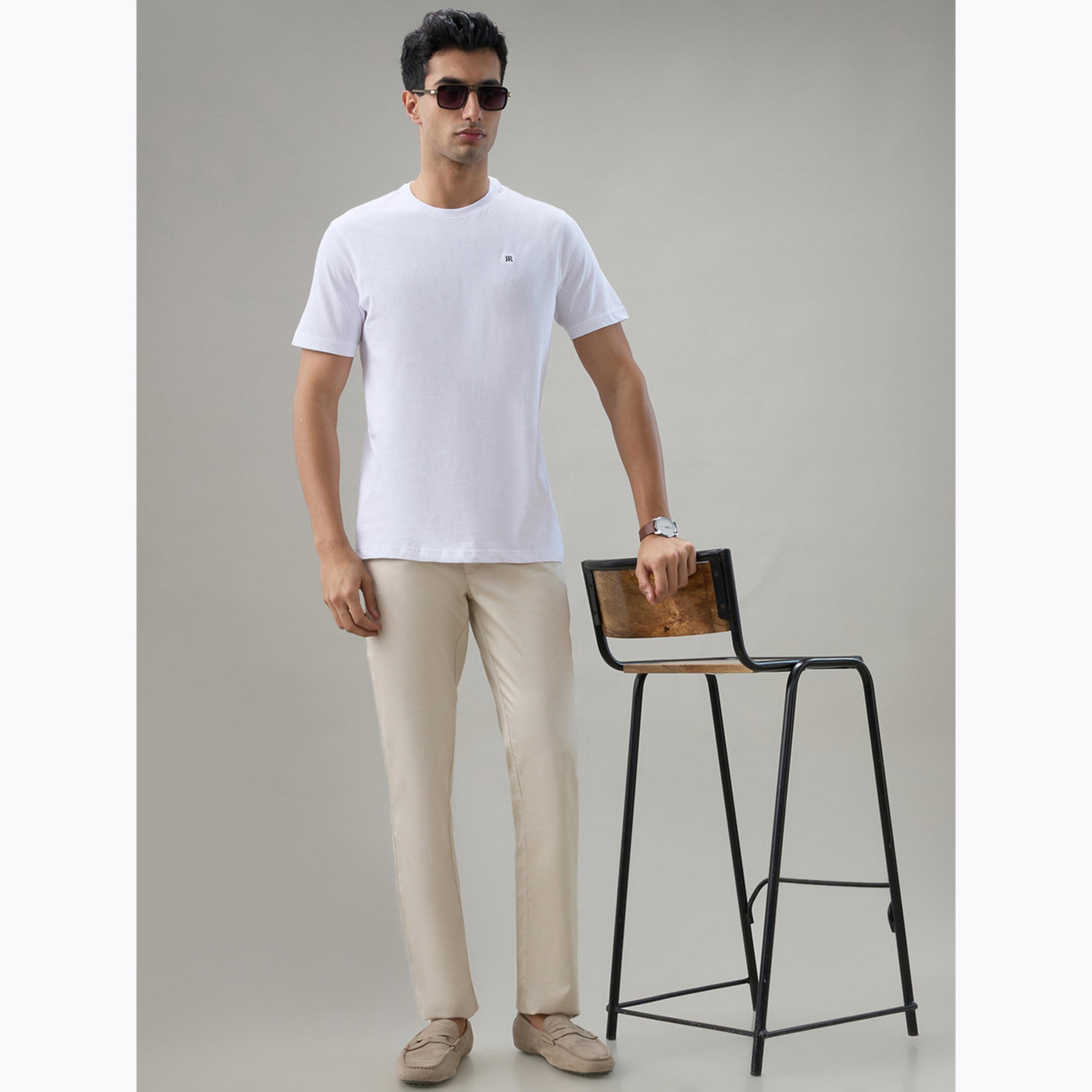 Raymond X Styli White Crew Neck Cotton T-Shirt-men-clothing-tshirtsandpolos-tshirts-image-6