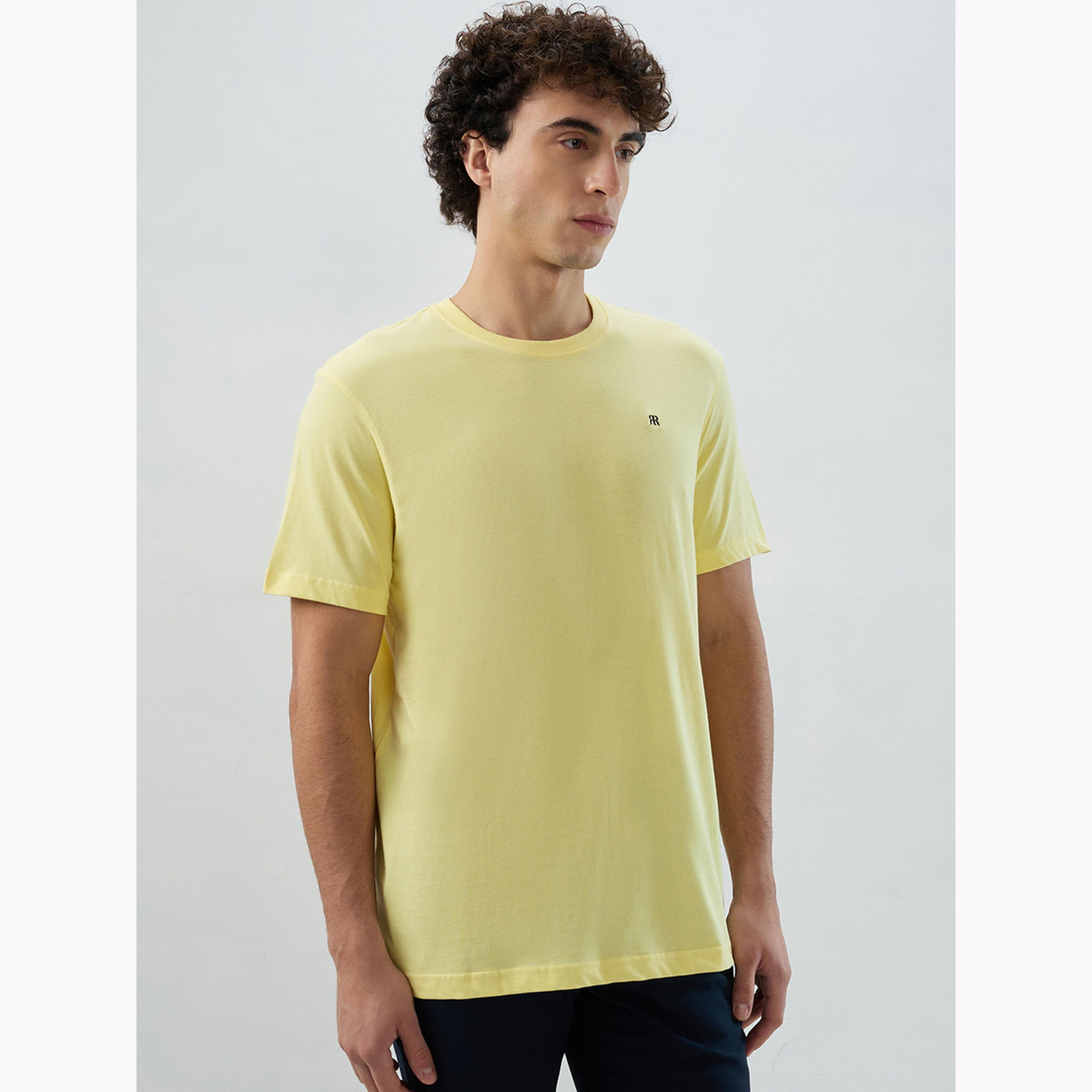 تيشيرت قطن سادة قصة عادية-men-clothing-tshirtsandpolos-tshirts-image-5