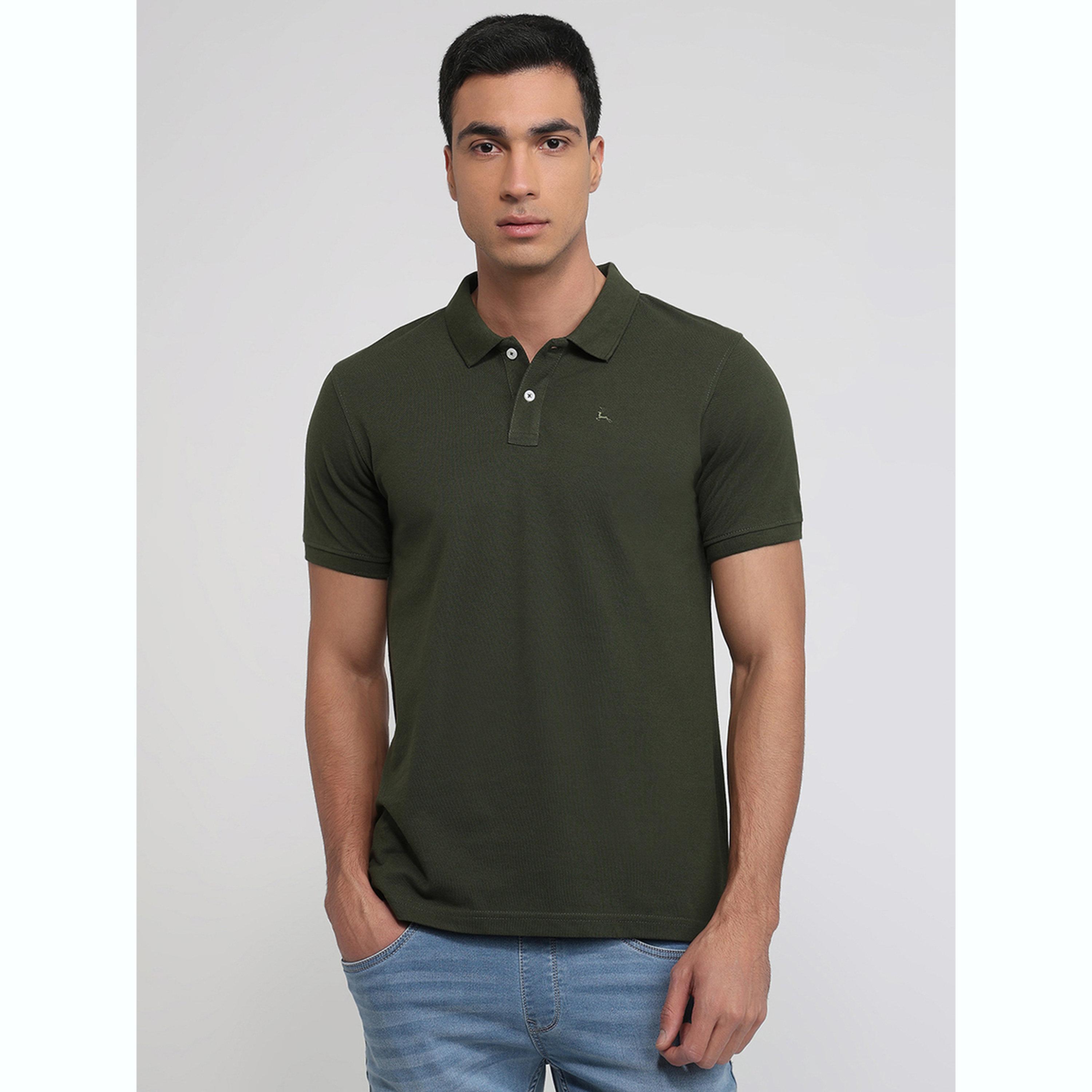 تيشيرت بولو بقصة عادية سادة-men-clothing-tshirtsandpolos-polos-image-1