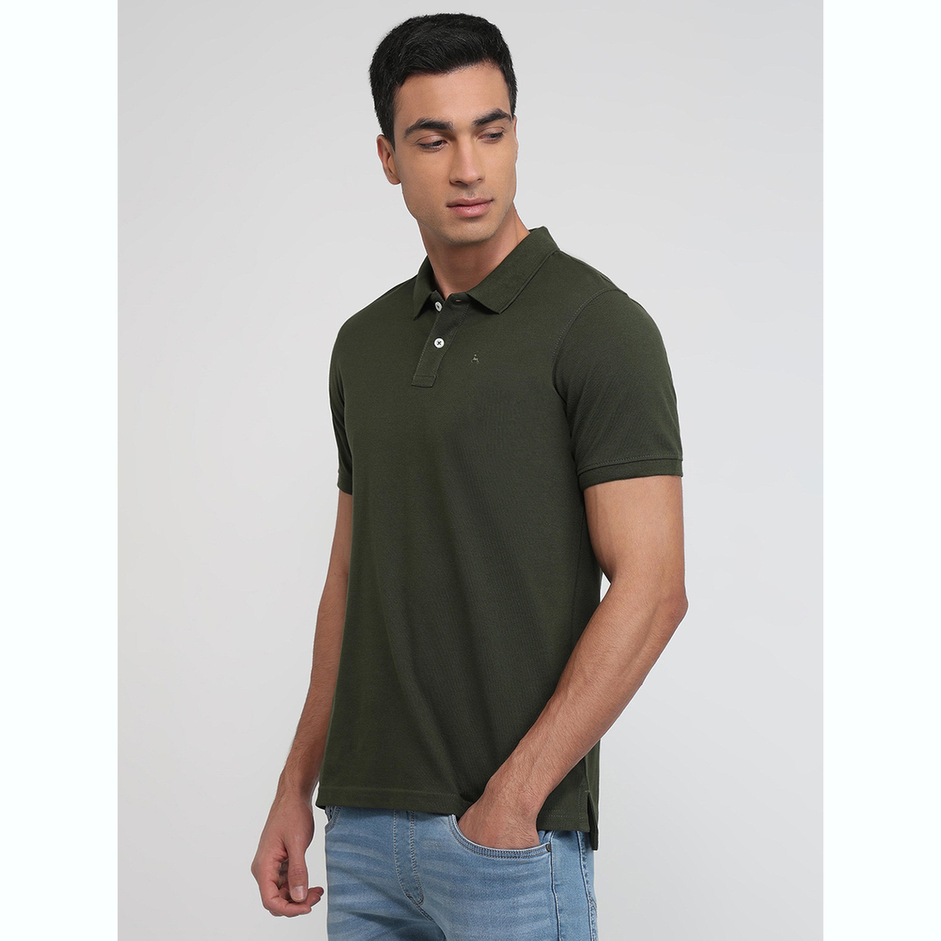 تيشيرت بولو بقصة عادية سادة-men-clothing-tshirtsandpolos-polos-image-5
