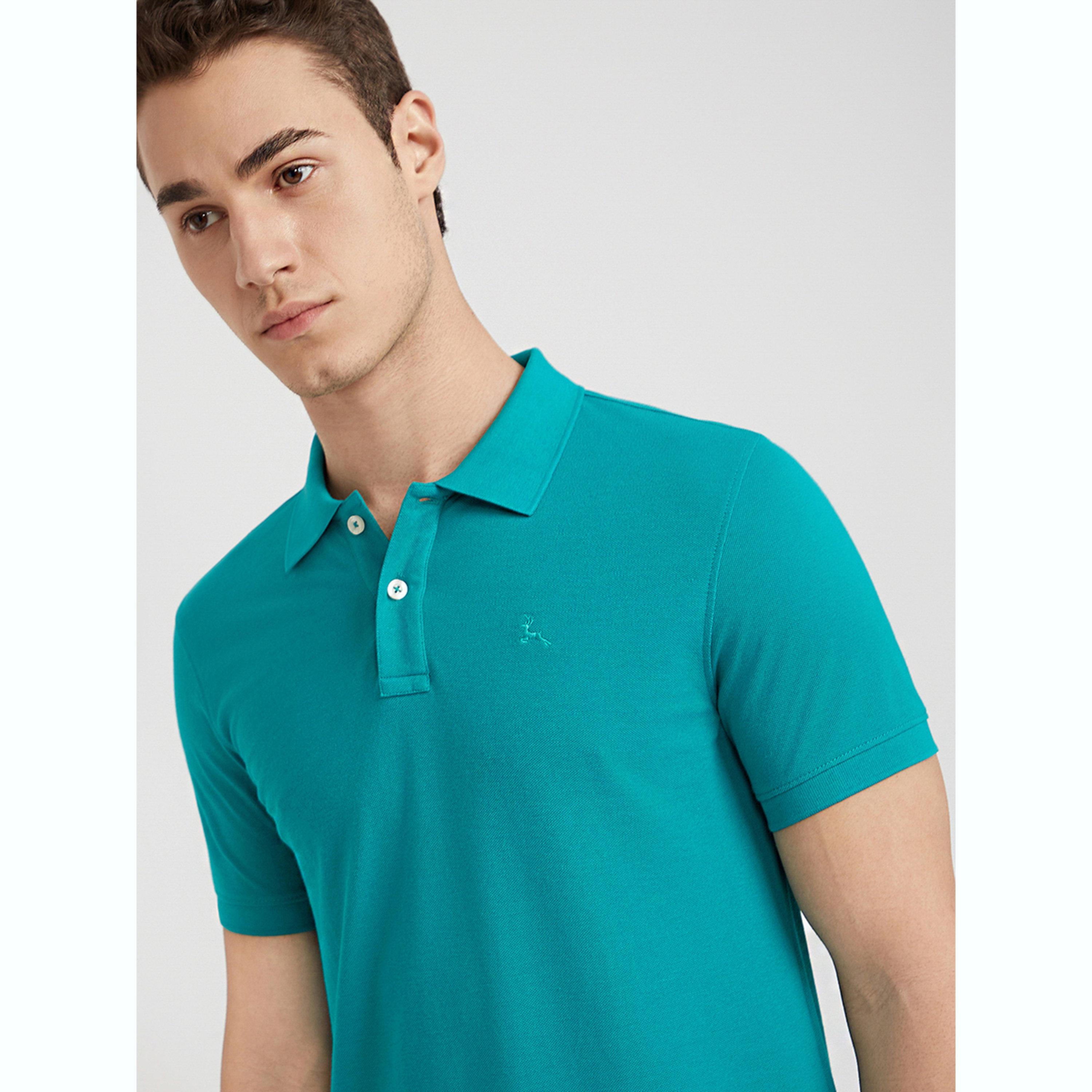 تيشيرت بولو بقصة عادية سادة-men-clothing-tshirtsandpolos-polos-image-6