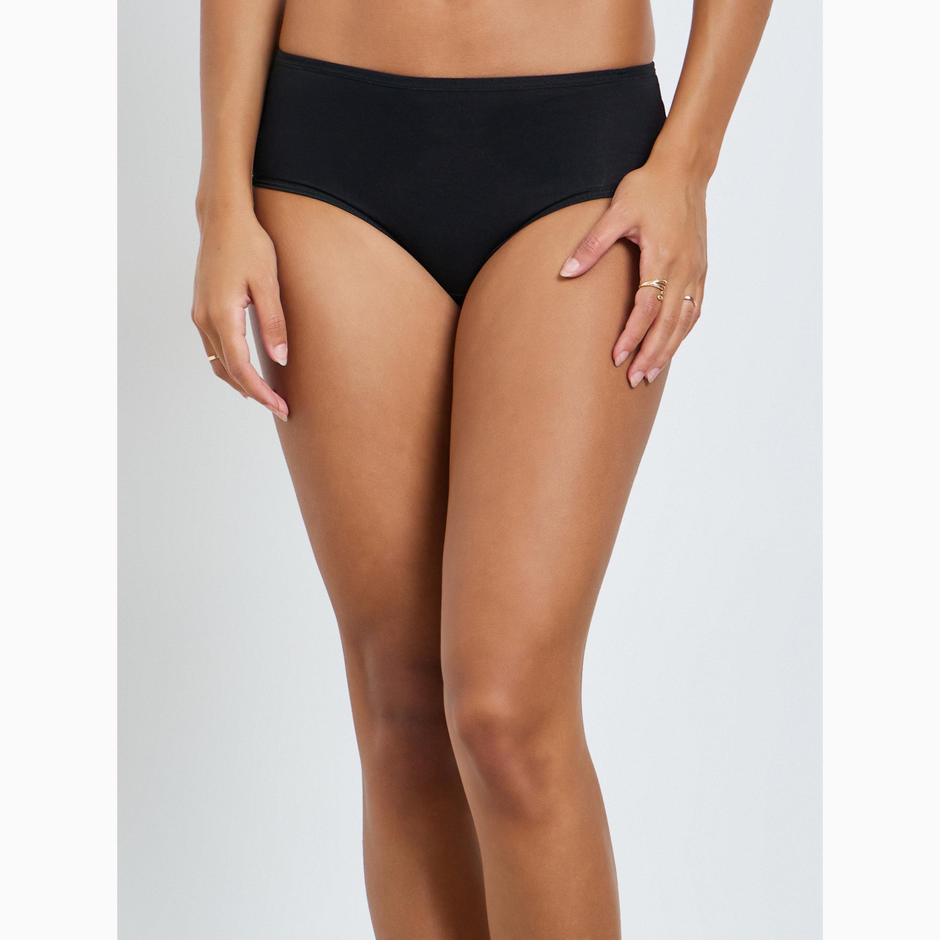 عبوة من 5 سراويل داخلية قطن-women-clothing-lingerie-panties-image-3