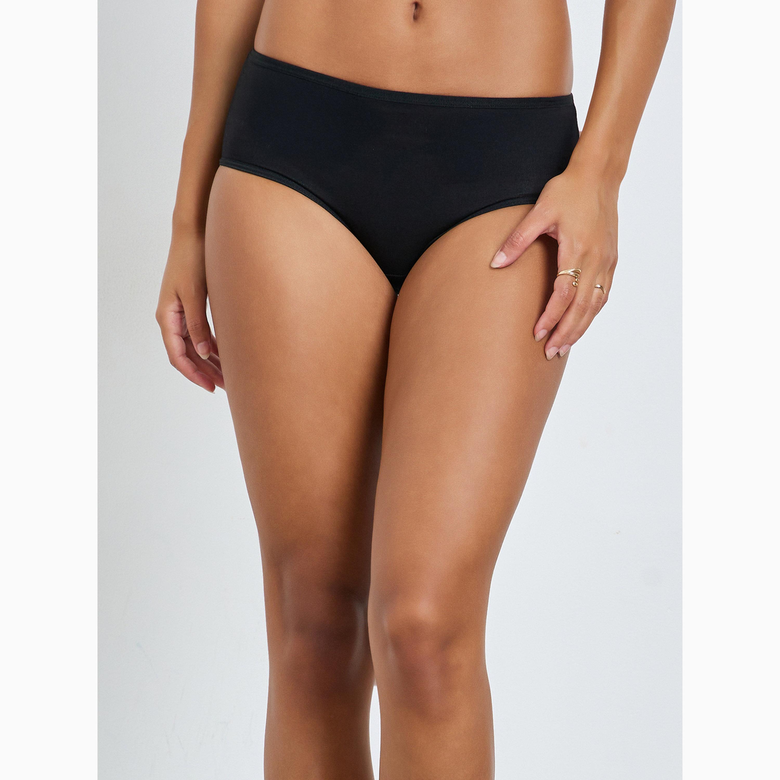 عبوة من 5 سراويل داخلية قطن-women-clothing-lingerie-panties-image-4