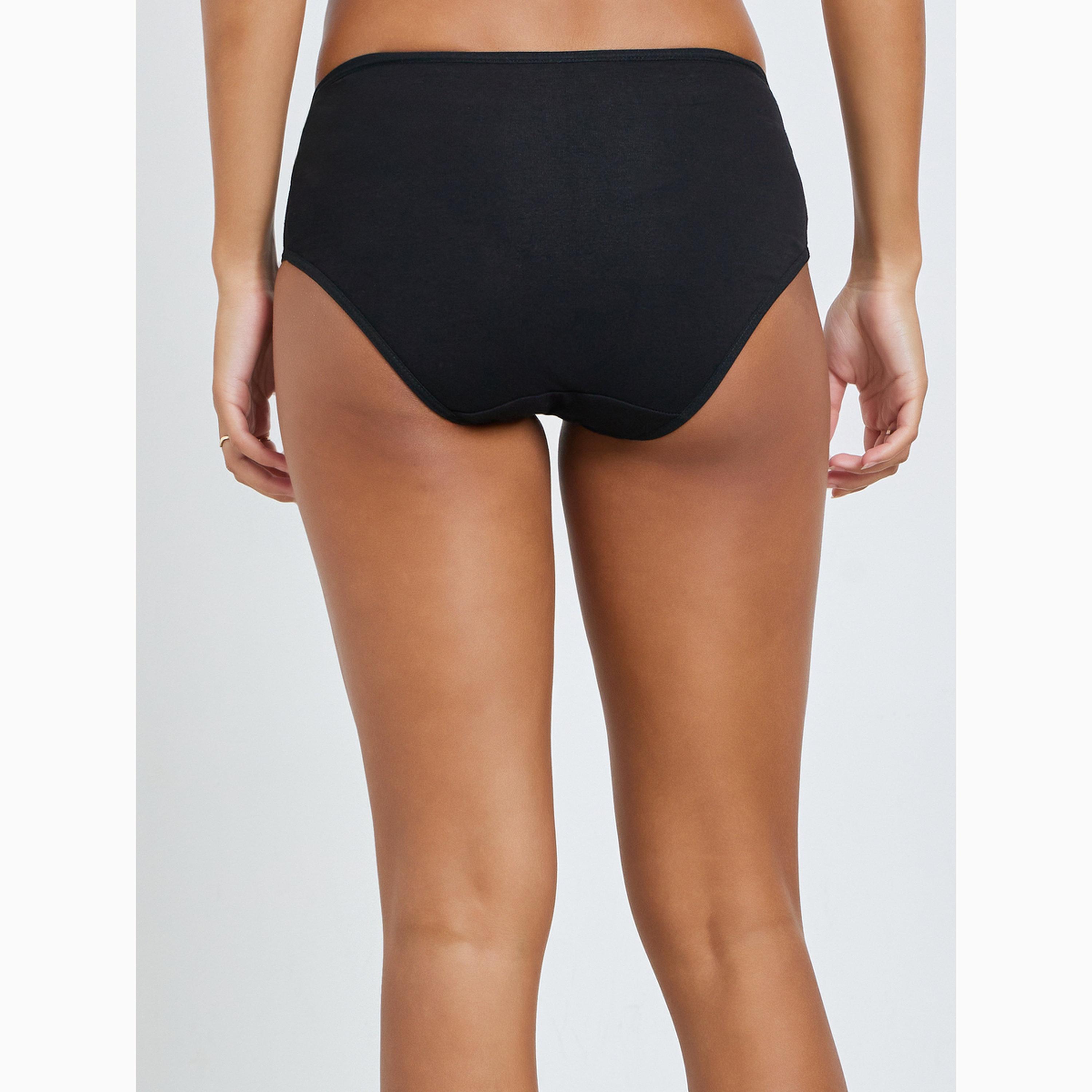 Styli Pack of 5 - Cotton Elastane Full Briefs-women-clothing-lingerie-panties-image-6