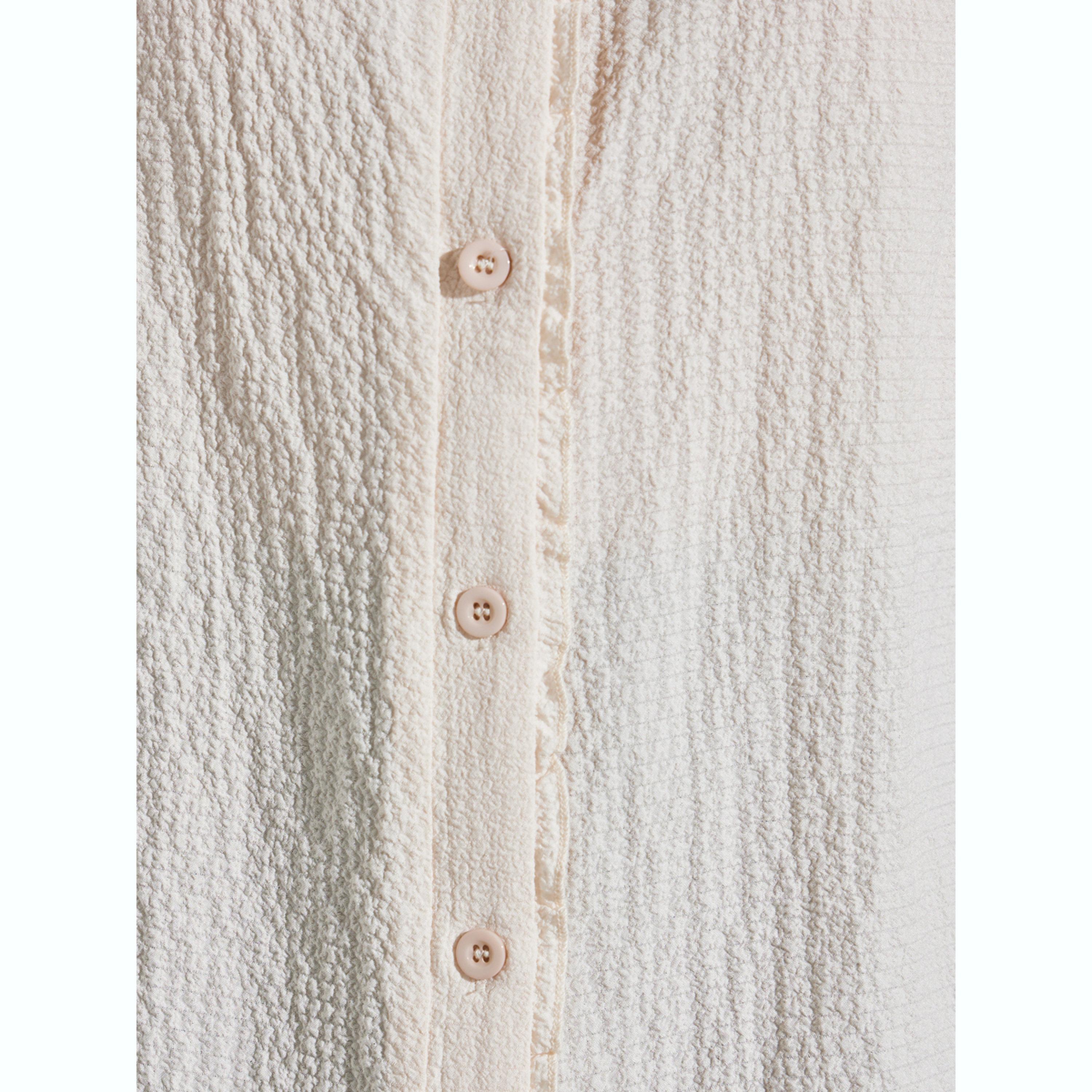 Styli Cream Textured Sleeveless Shirt-women-clothing-shirtsandblouses-shirts-image-4
