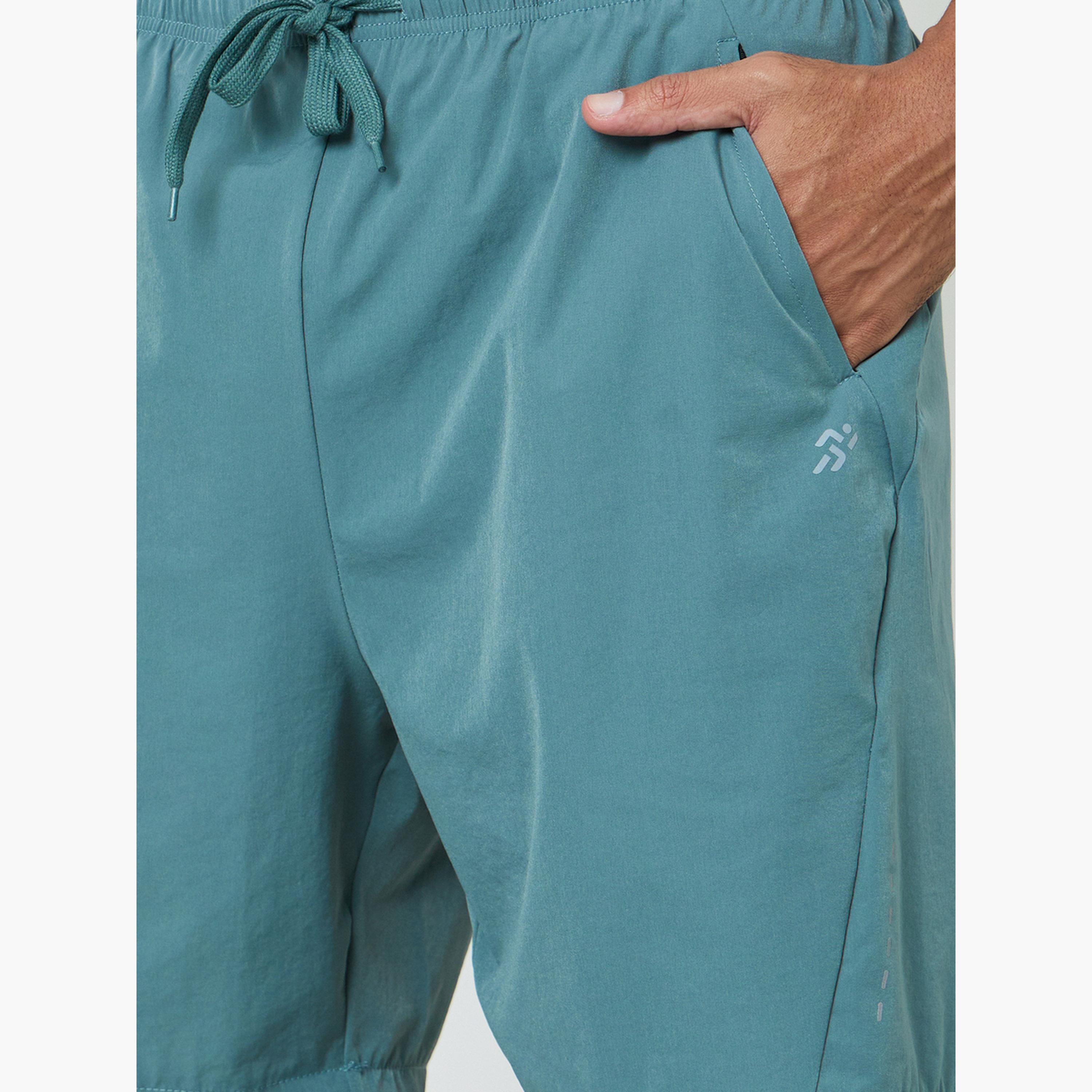 Styli Men Panelled Nylon Training Shorts-sports-men-clothing-bottoms-shorts-image-3