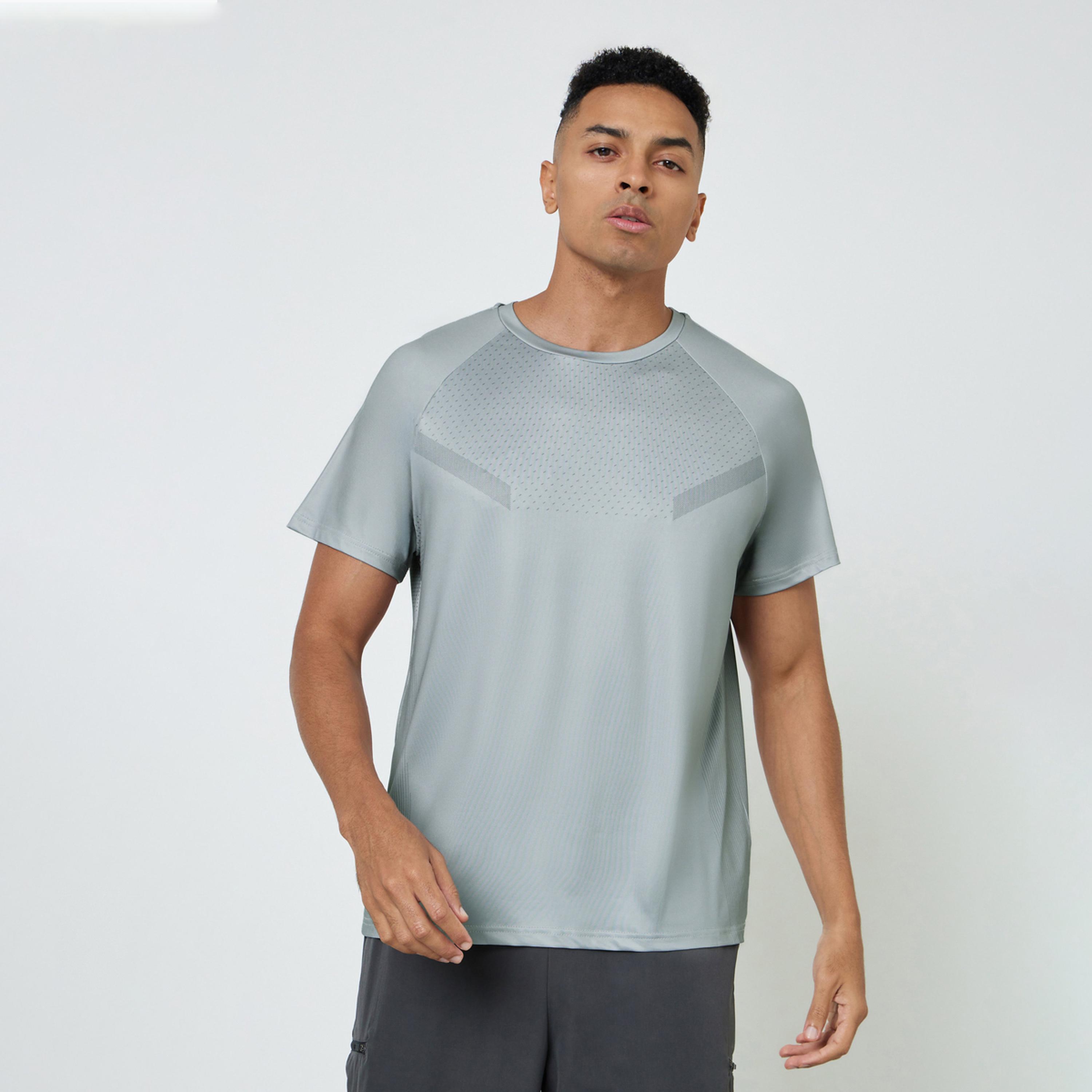 تيشيرت تمرين بأكمام راجلان للرجال-men-clothing-sportswearandactivewear-tshirtsandpolos-image-1