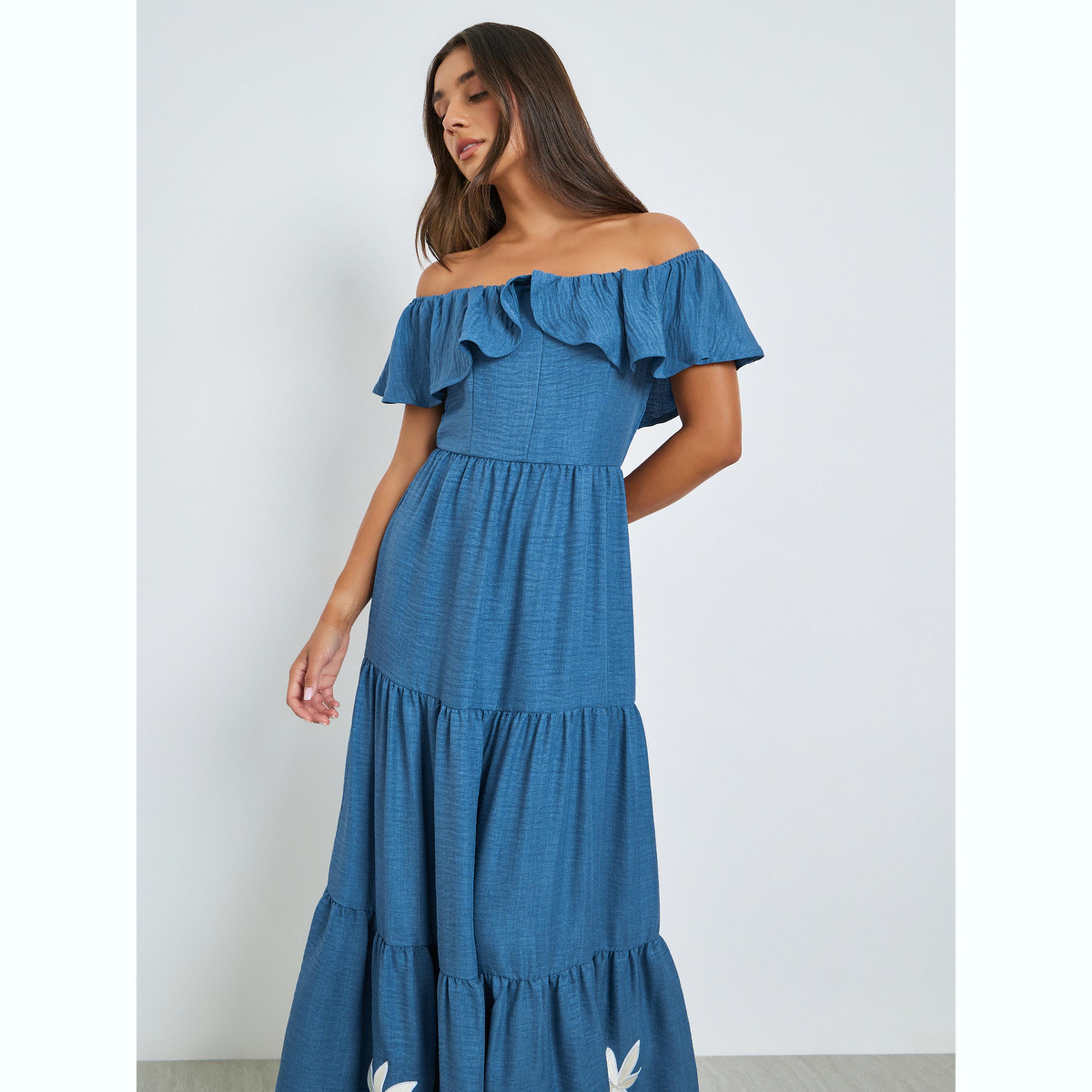 فستان طويل متعدد الطبقات ومكشوف الكتفين-women-clothing-dresses-image-2